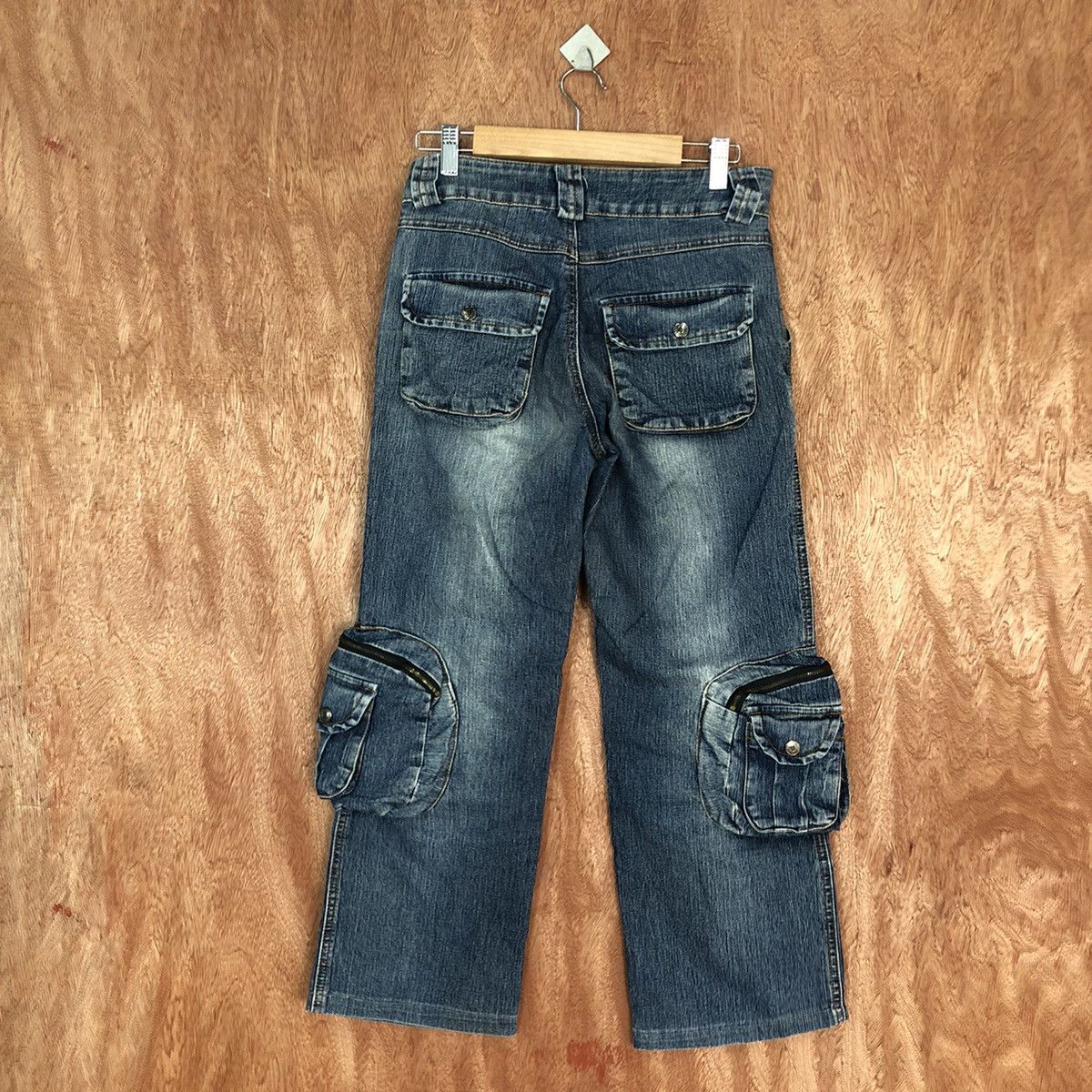 Japanese Brand DLL HapHazard Blue 3D Multipocket Denim Jeans Pants #2043DL Size US 26 / EU 42 - 12 Thumbnail
