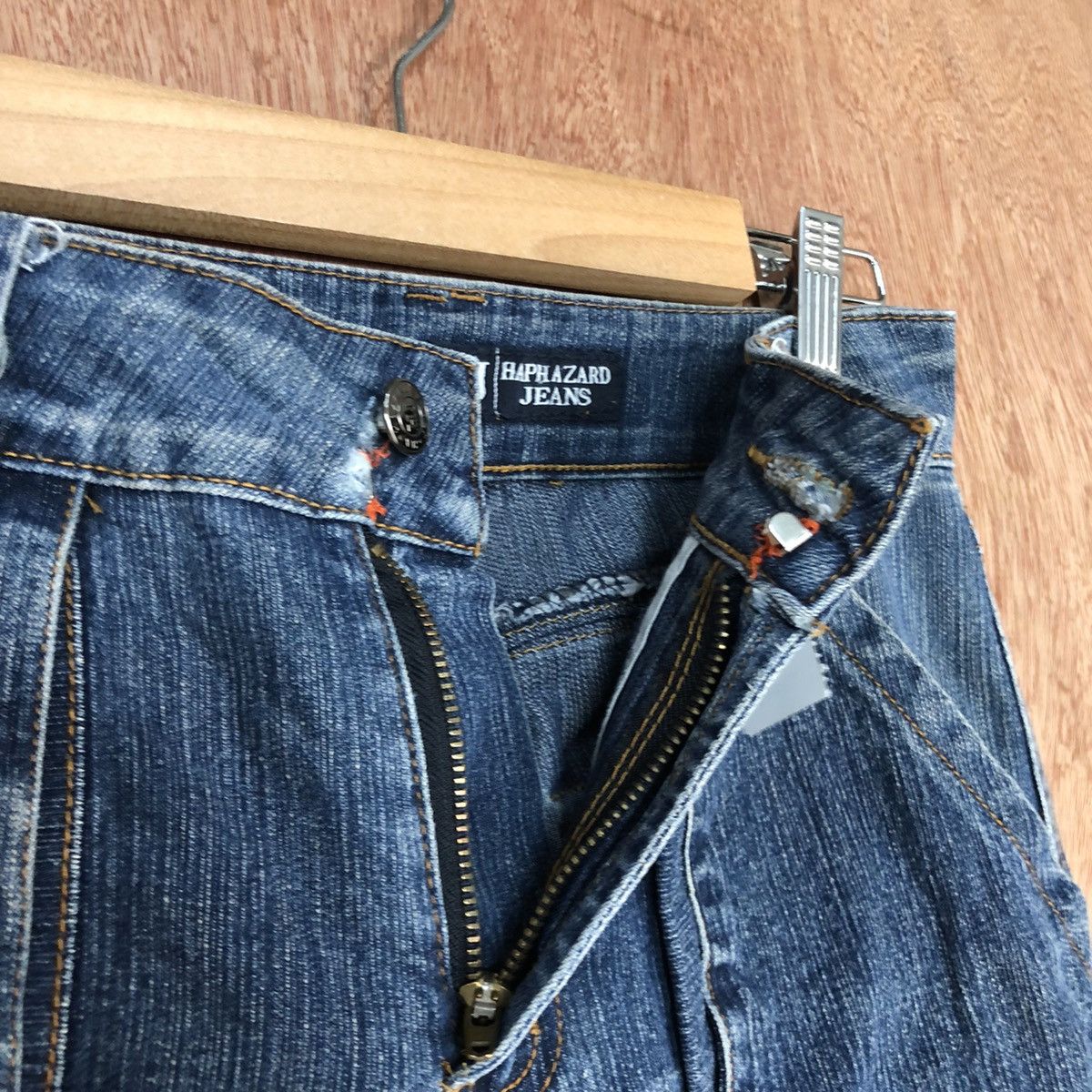 Japanese Brand DLL HapHazard Blue 3D Multipocket Denim Jeans Pants #2043DL Size US 26 / EU 42 - 11 Thumbnail