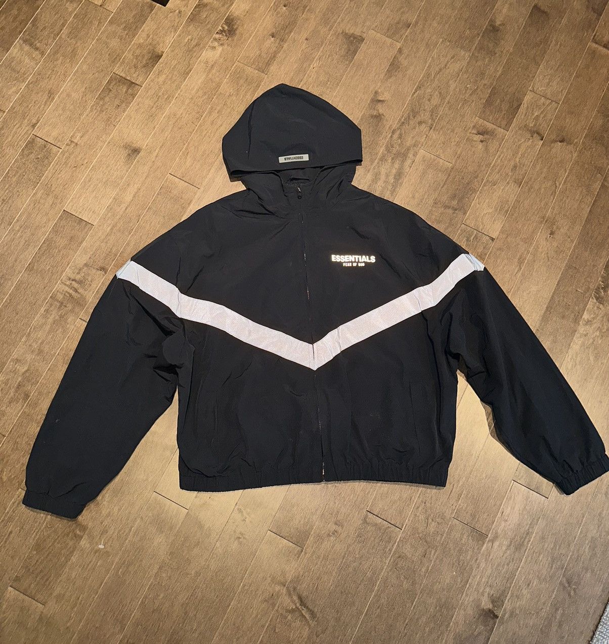 Fear of God FOG Essentials 3M Zip Anorak Windbreaker Grailed