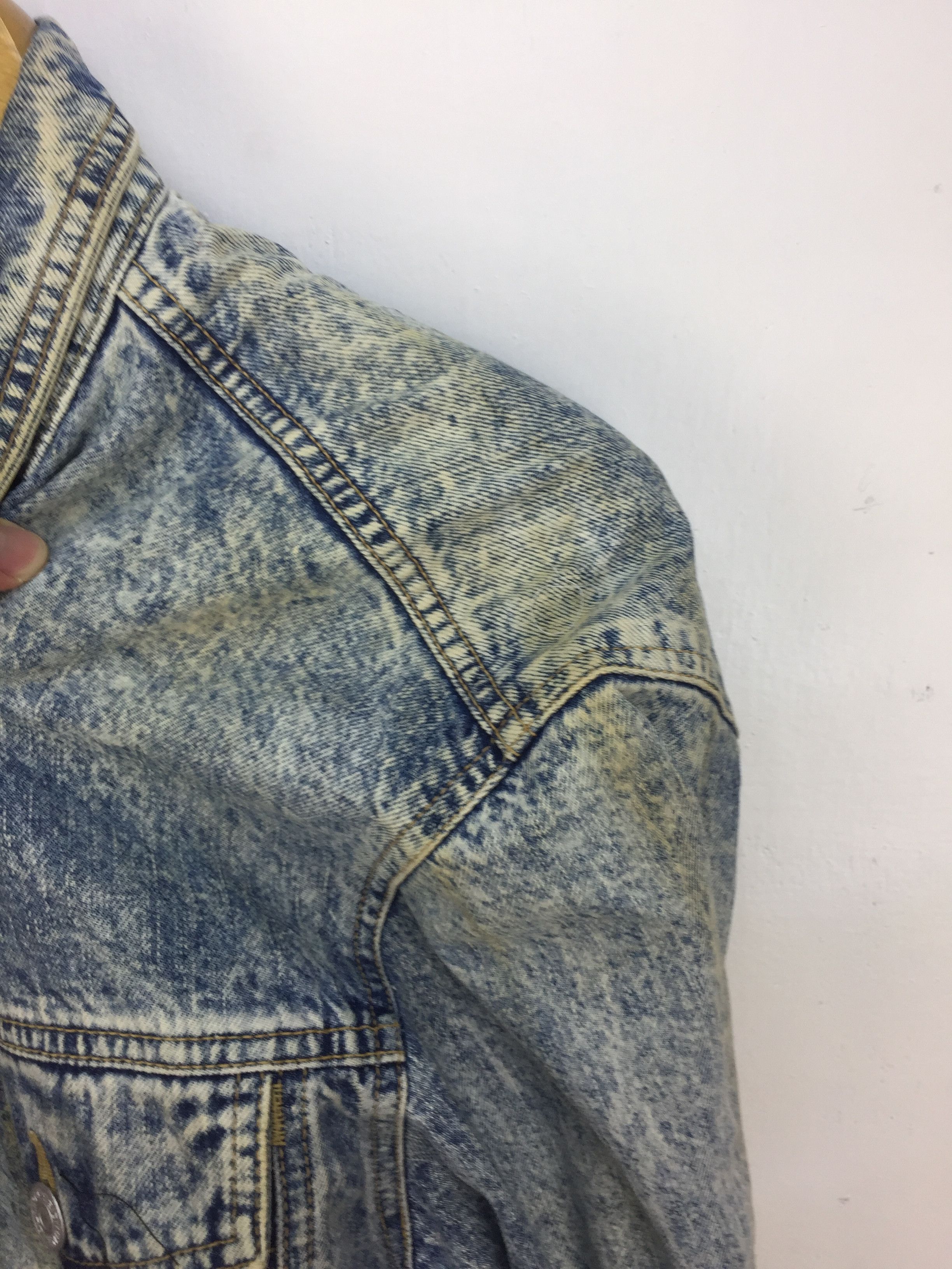 Edwin × Vintage VINTAGE EDWIN STONE WASH DENIM JACKET Size US L / EU 52-54 / 3 - 6 Thumbnail