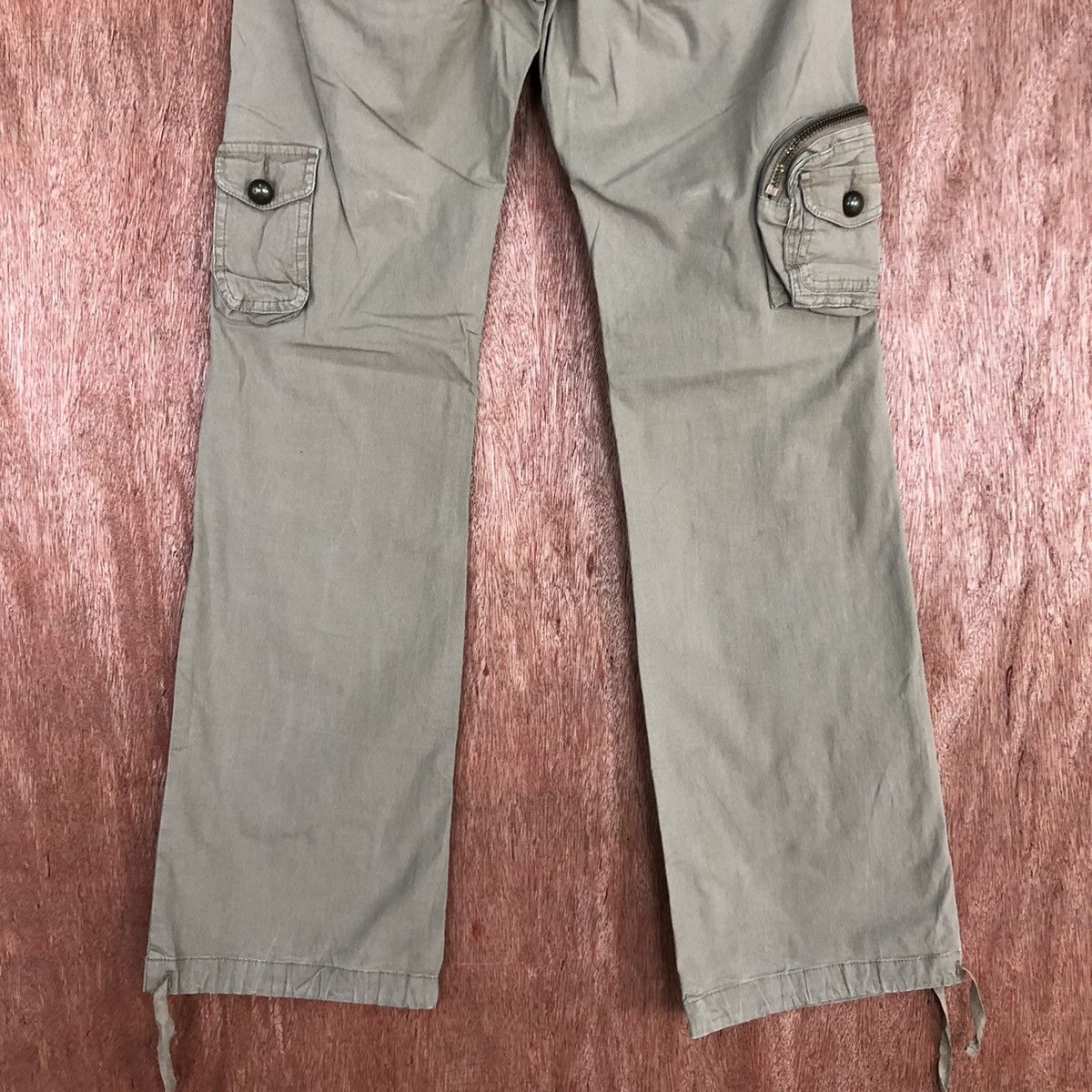 Japanese Brand DLL KissMark streetwear Multipocket Cargo Pants #2044DL Size 28" / US 6 / IT 42 - 12 Thumbnail