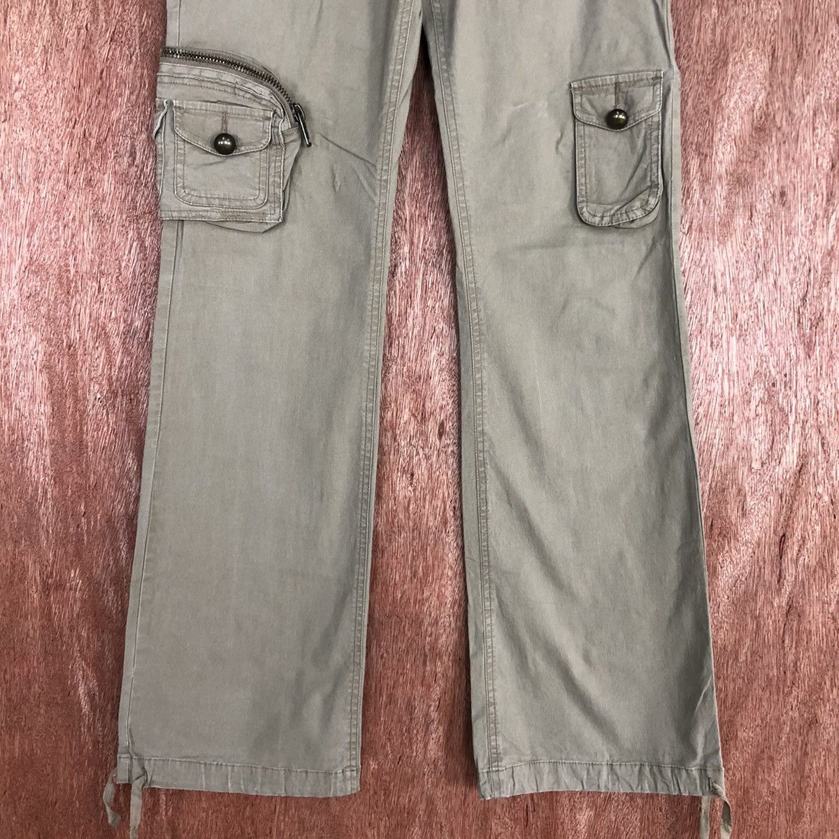 Japanese Brand DLL KissMark streetwear Multipocket Cargo Pants #2044DL Size 28" / US 6 / IT 42 - 3 Thumbnail