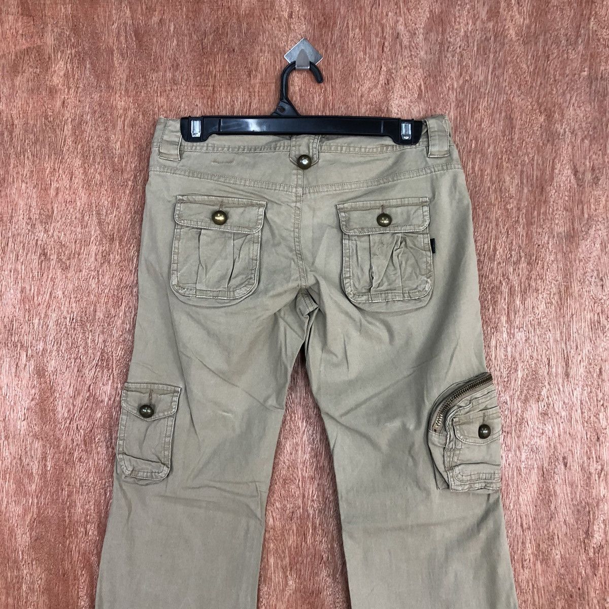 Japanese Brand DLL KissMark streetwear Multipocket Cargo Pants #2044DL Size 28" / US 6 / IT 42 - 11 Thumbnail