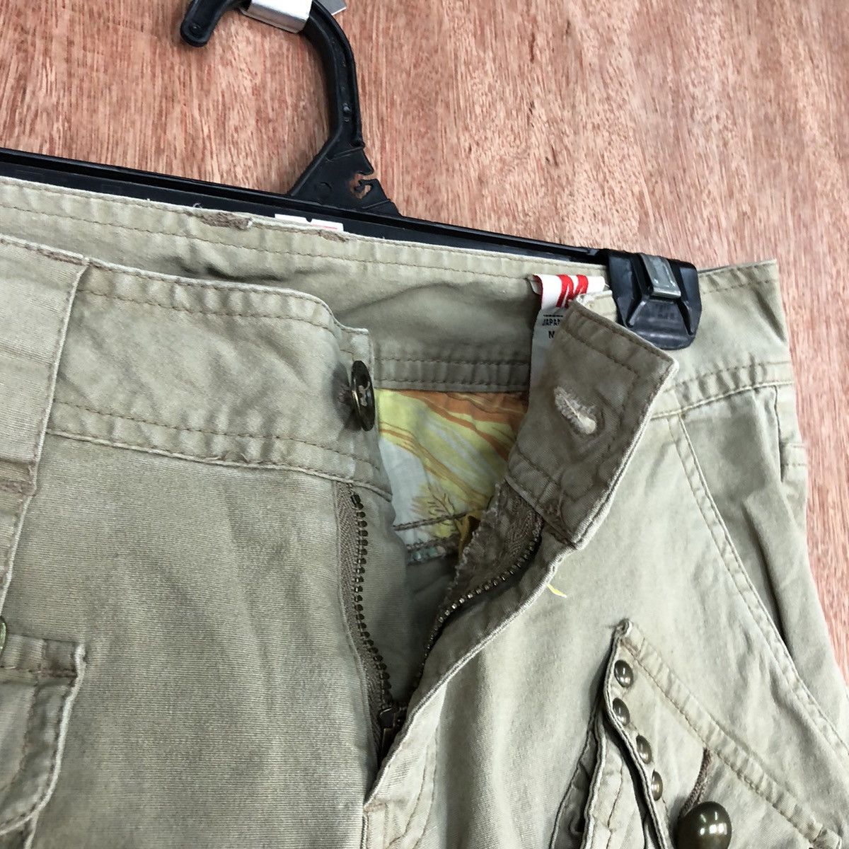 Japanese Brand DLL KissMark streetwear Multipocket Cargo Pants #2044DL Size 28" / US 6 / IT 42 - 9 Thumbnail