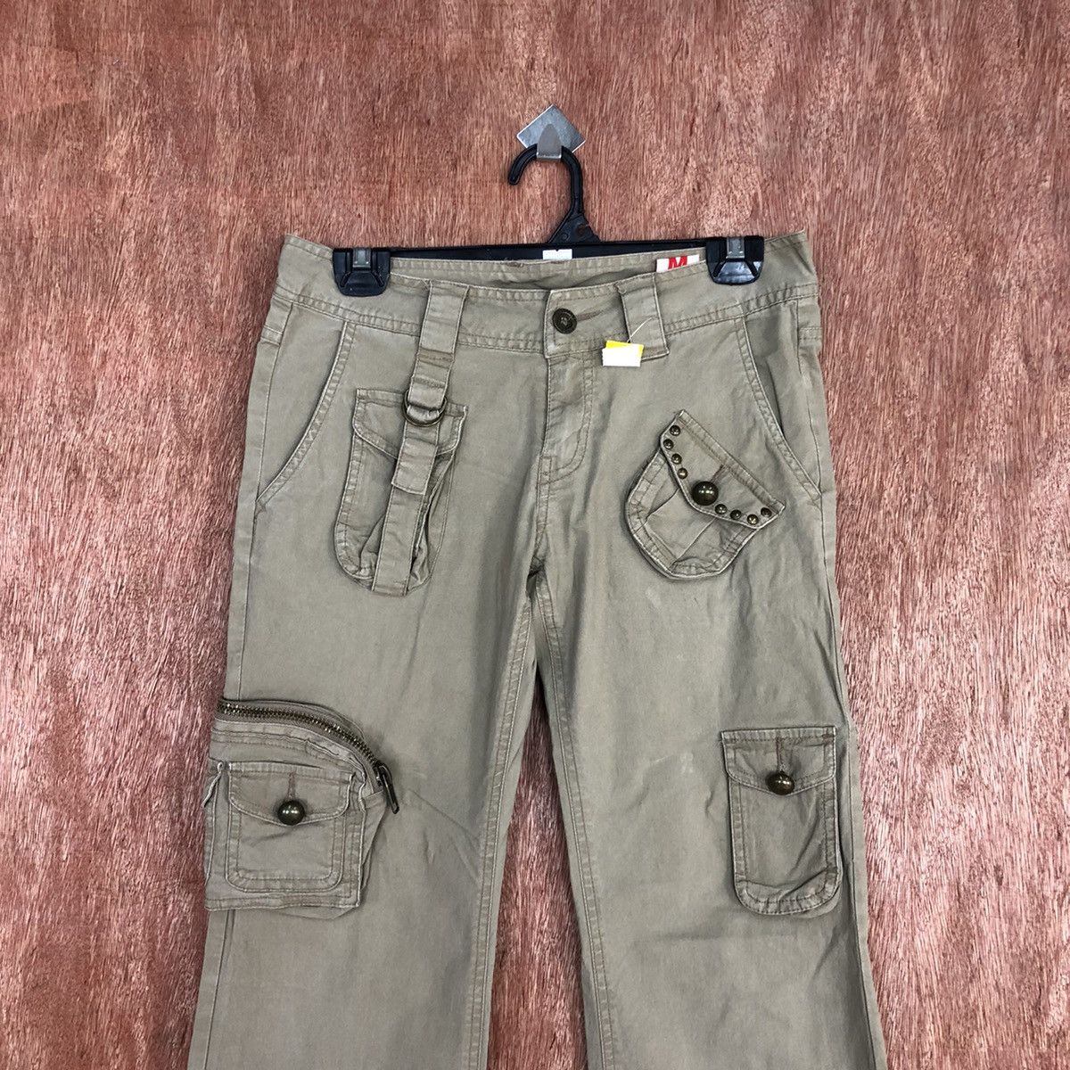 Japanese Brand DLL KissMark streetwear Multipocket Cargo Pants #2044DL Size 28" / US 6 / IT 42 - 2 Thumbnail
