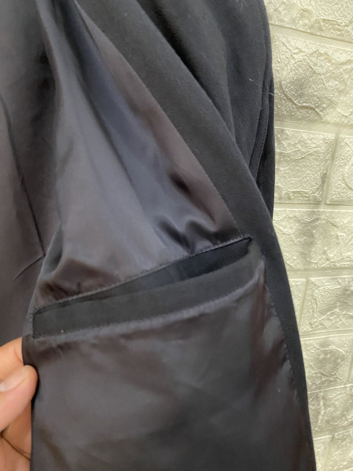 Balenciaga Vintage Balenciaga Paris Black- Wool Jacket Size L / US 10 / IT 46 - 19 Thumbnail