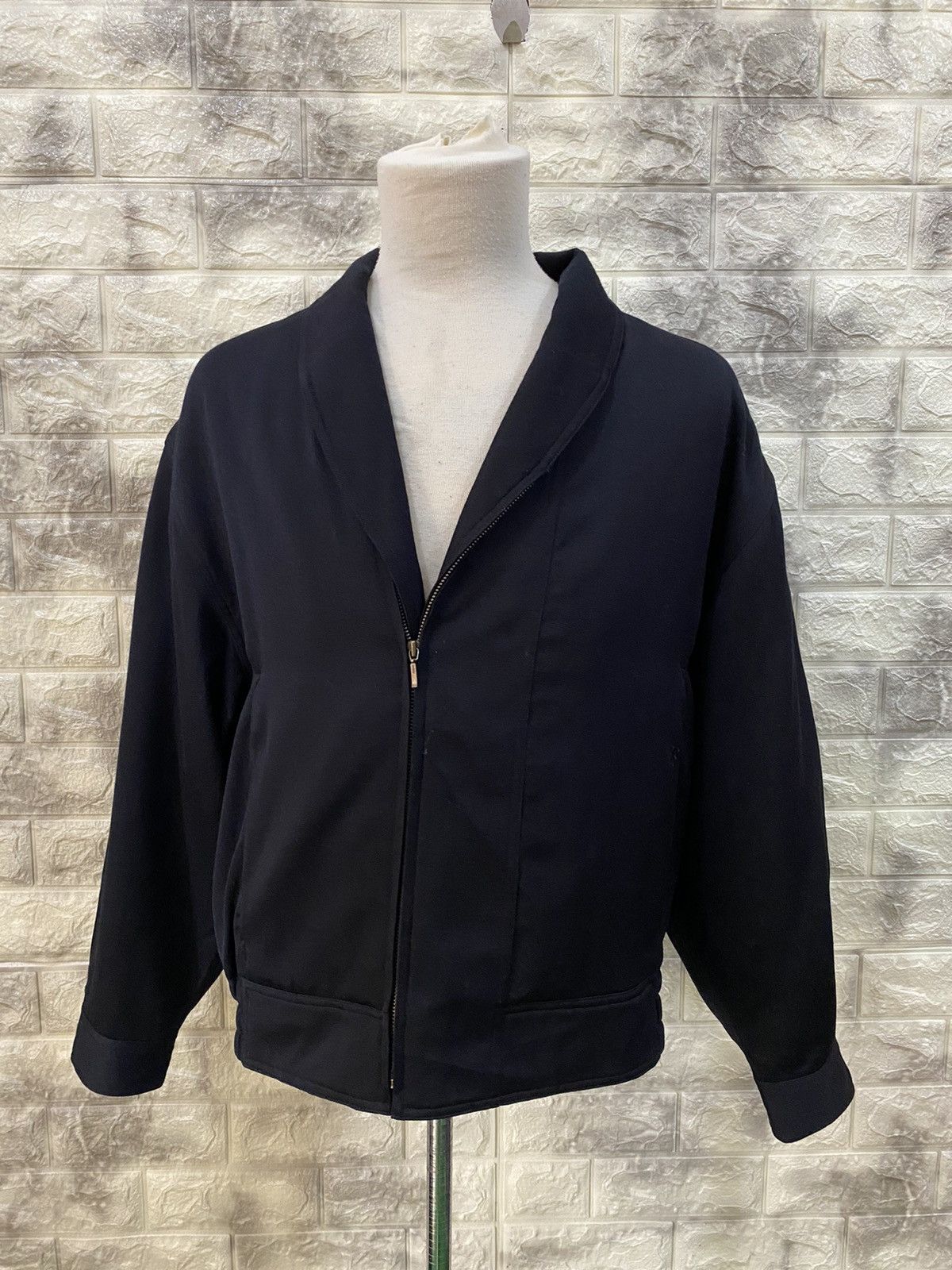 Balenciaga Vintage Balenciaga Paris Black- Wool Jacket Size L / US 10 / IT 46 - 3 Thumbnail
