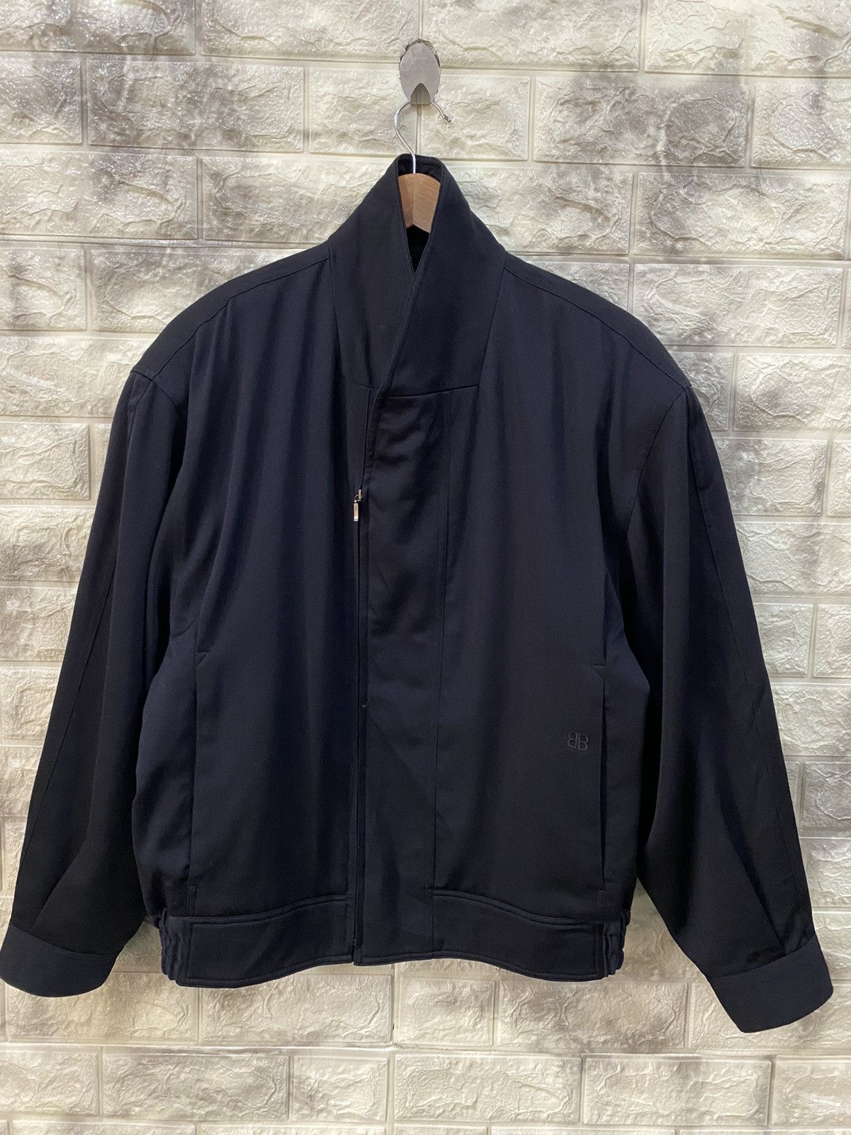 Balenciaga Vintage Balenciaga Paris Black- Wool Jacket Size L / US 10 / IT 46 - 7 Thumbnail