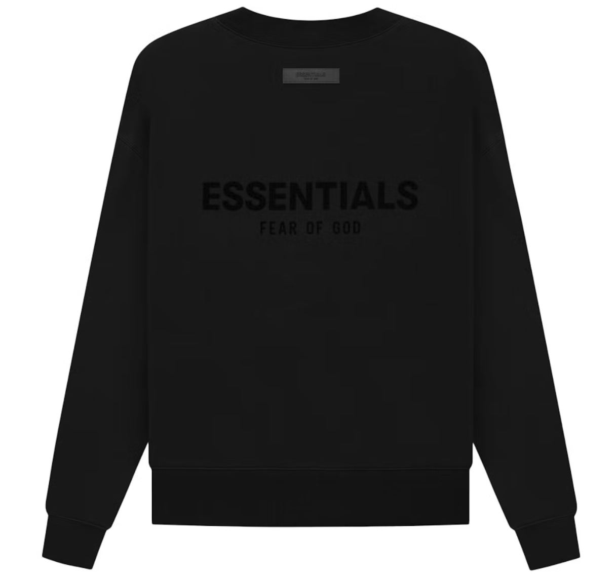 image of Essentials Crewneck (Ss22) Stretch Limo (Xxl) in Black, Men's