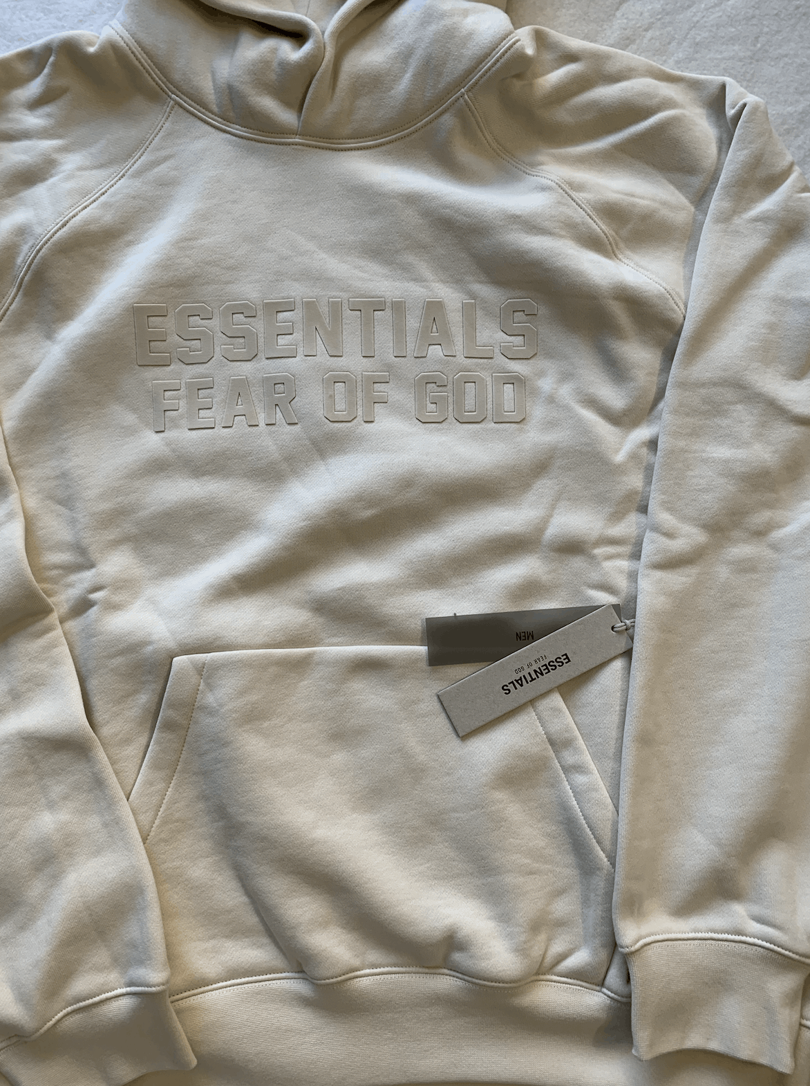 Fear of God 🔥Fear of God Essentials Hoodie Egg Shell Size XL Size US XL / EU 56 / 4 - 9 Thumbnail