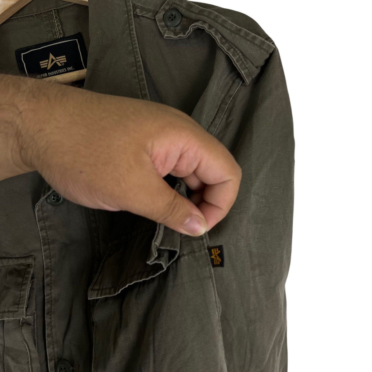 Vintage VINTAGE CHORE JACKET MULTI POCKET ALPHA INDUSTRIES Size US L / EU 52-54 / 3 - 7 Thumbnail