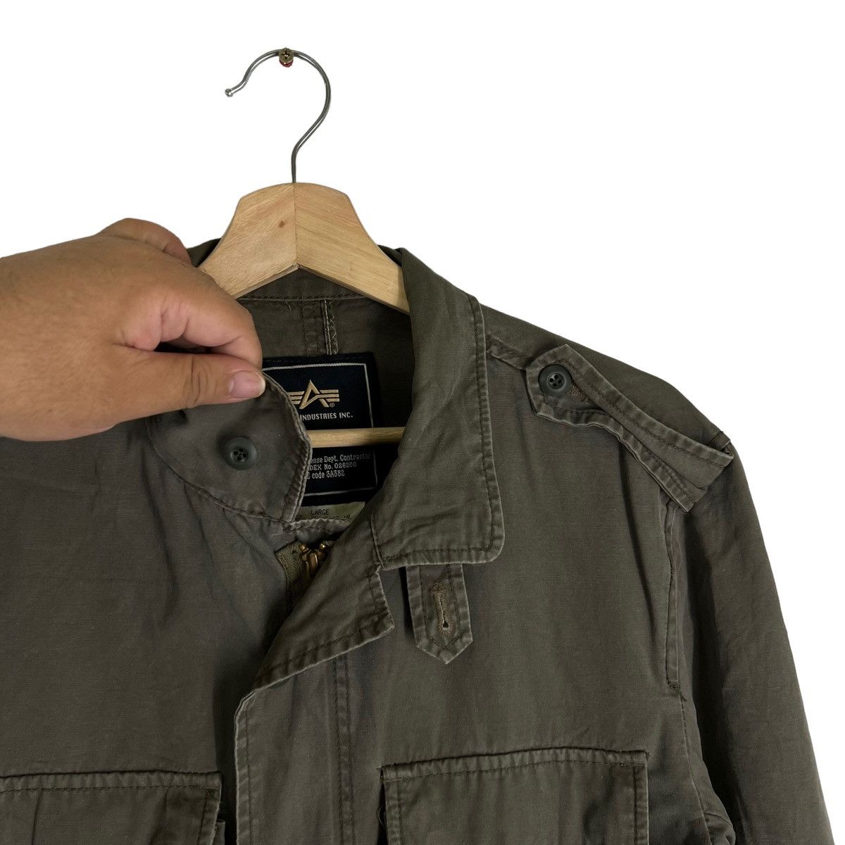 Vintage VINTAGE CHORE JACKET MULTI POCKET ALPHA INDUSTRIES Size US L / EU 52-54 / 3 - 5 Thumbnail