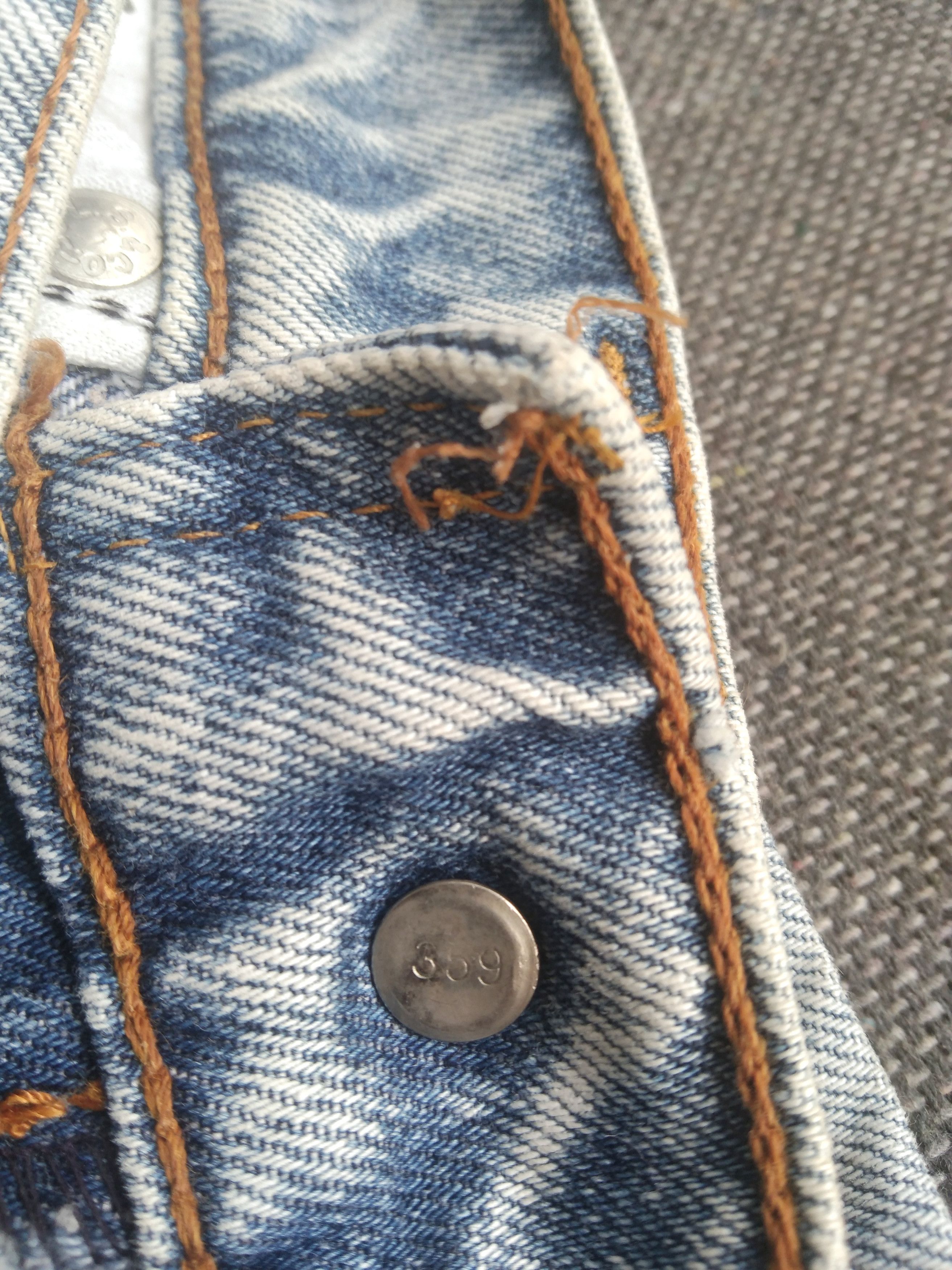 Jean × Levi's × Vintage 90s Vintage Levis 626 Light Wash Jeans 28x28 Size US 28 / EU 44 - 8 Thumbnail