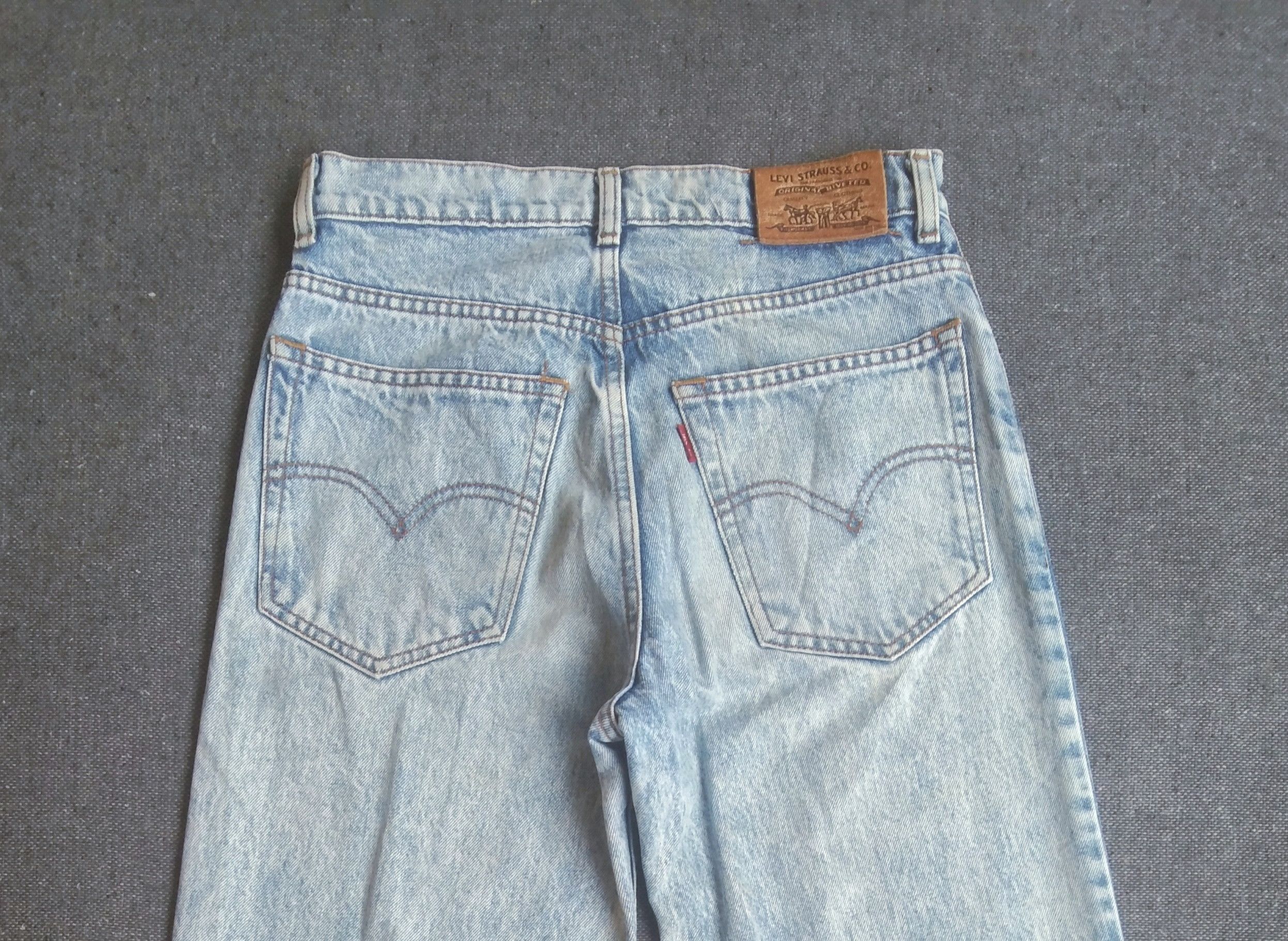 Jean × Levi's × Vintage 90s Vintage Levis 626 Light Wash Jeans 28x28 Size US 28 / EU 44 - 4 Thumbnail