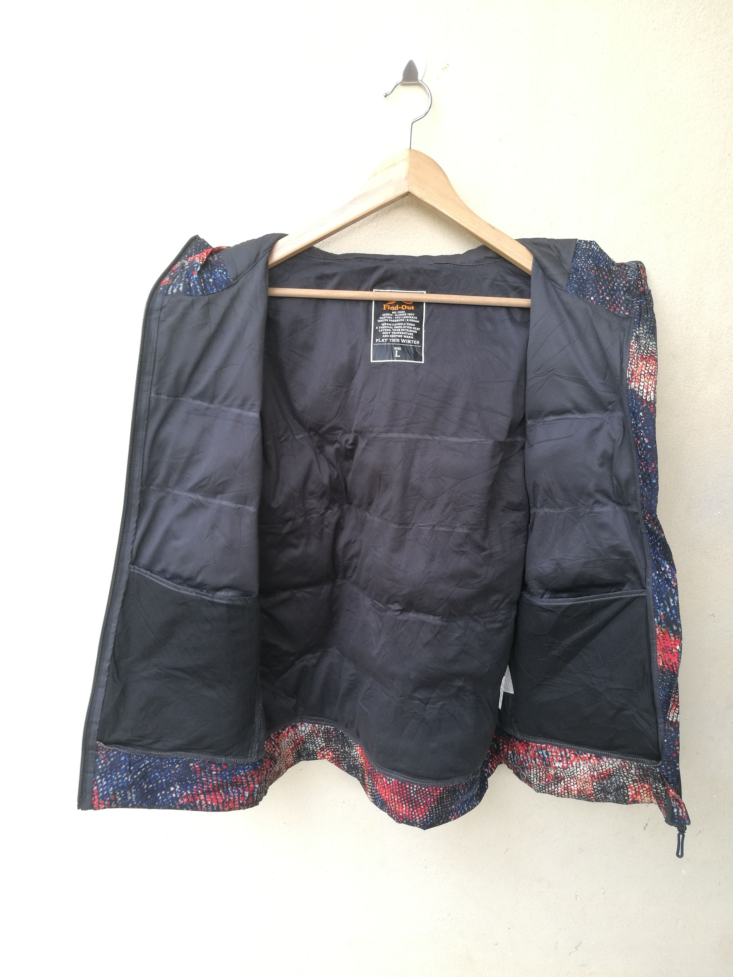 Japanese Brand Find Out puffer Jacket With Hoodie Size US L / EU 52-54 / 3 - 4 Thumbnail