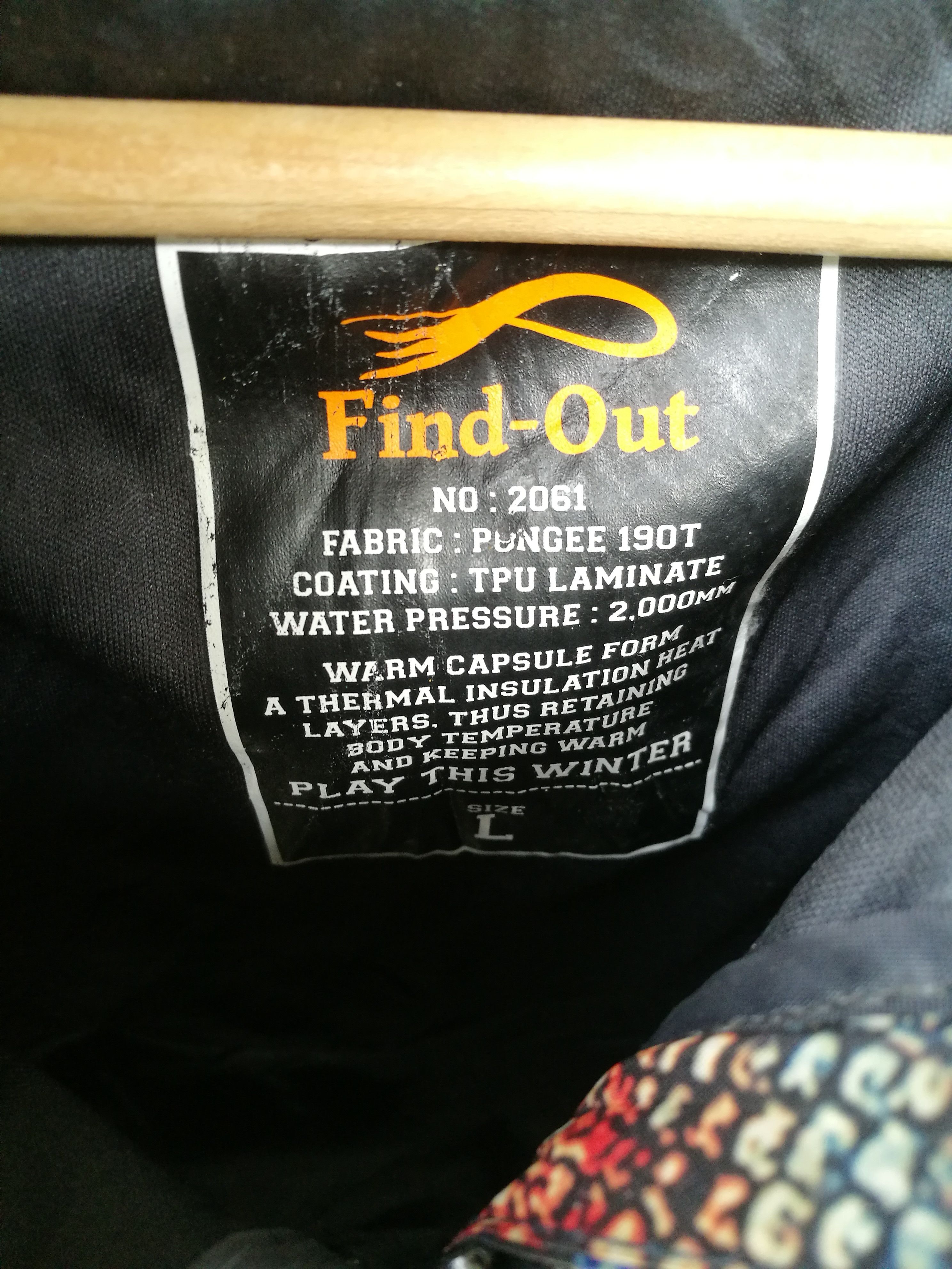 Japanese Brand Find Out puffer Jacket With Hoodie Size US L / EU 52-54 / 3 - 7 Thumbnail