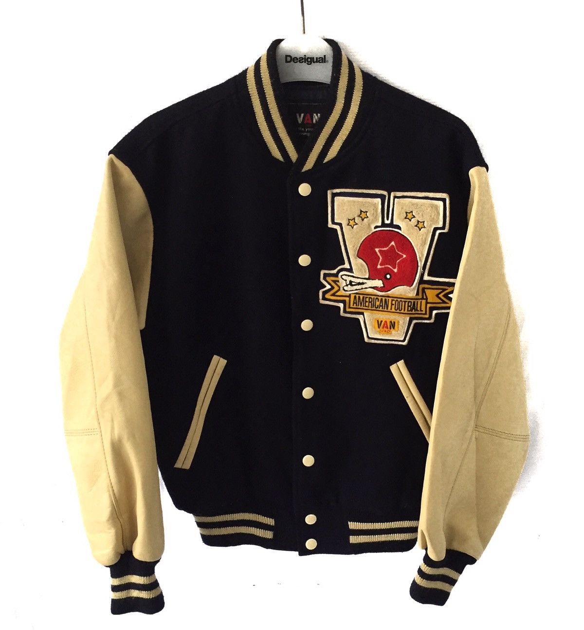 Japanese Brand Vintage Van Jacket American Football Varsity Jacket Size US S / EU 44-46 / 1 - 3 Thumbnail