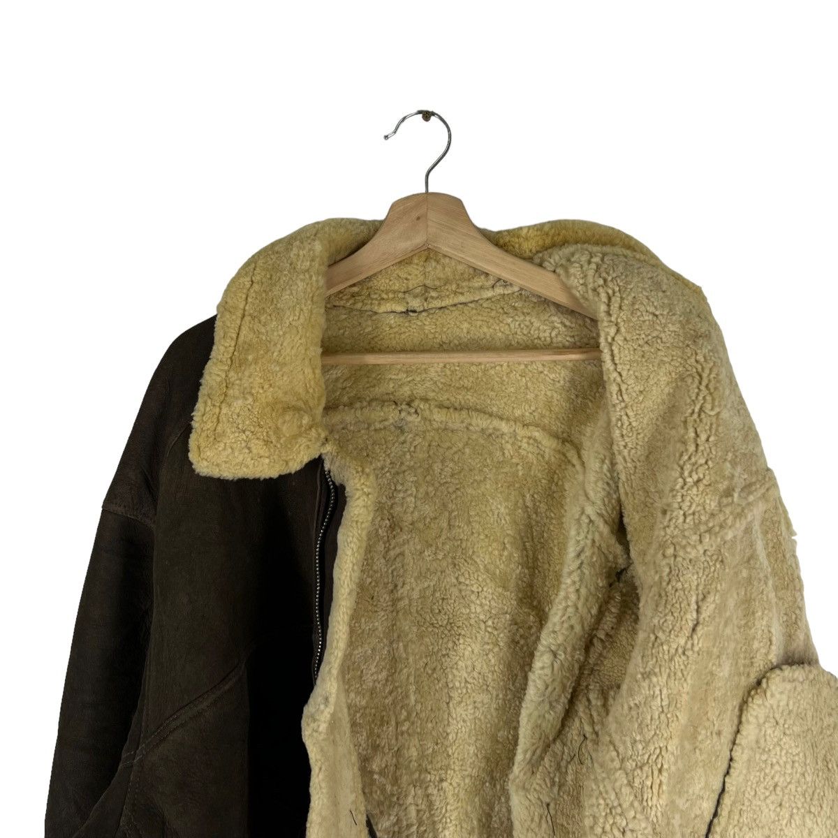 Japanese Brand VINTAGE BIGLIDUE LEATHER JACKET MINK FUR LINING MILITARY Size US M / EU 48-50 / 2 - 12 Thumbnail