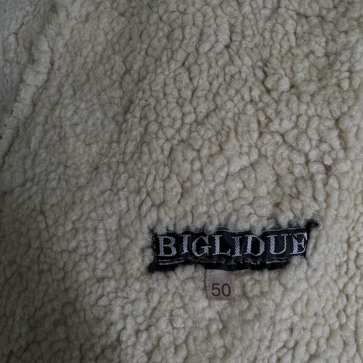 Japanese Brand VINTAGE BIGLIDUE LEATHER JACKET MINK FUR LINING MILITARY Size US M / EU 48-50 / 2 - 13 Thumbnail