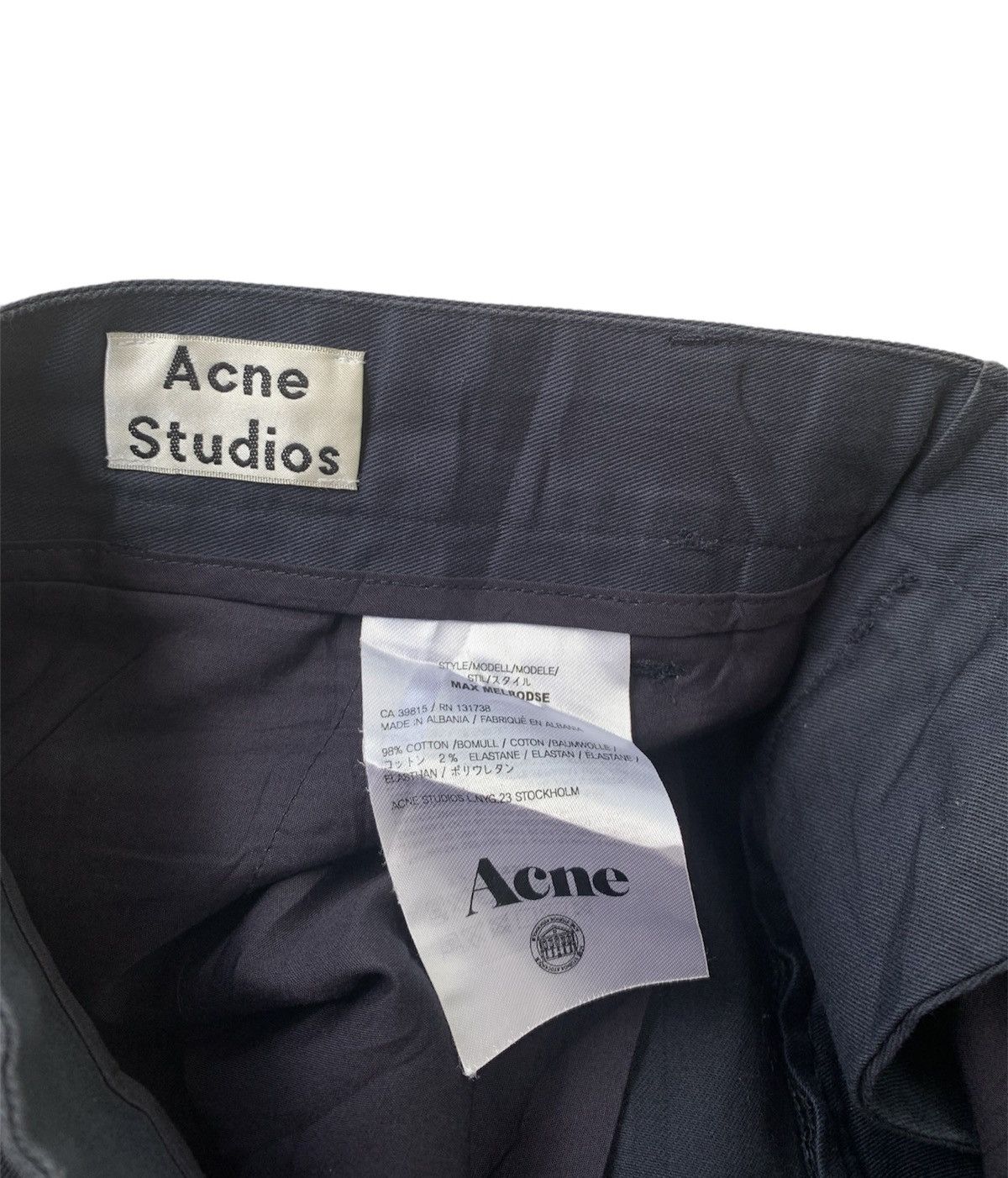 Acne Studios Acne Studios Max Melrodse short pants Size US 32 / EU 48 - 4 Thumbnail