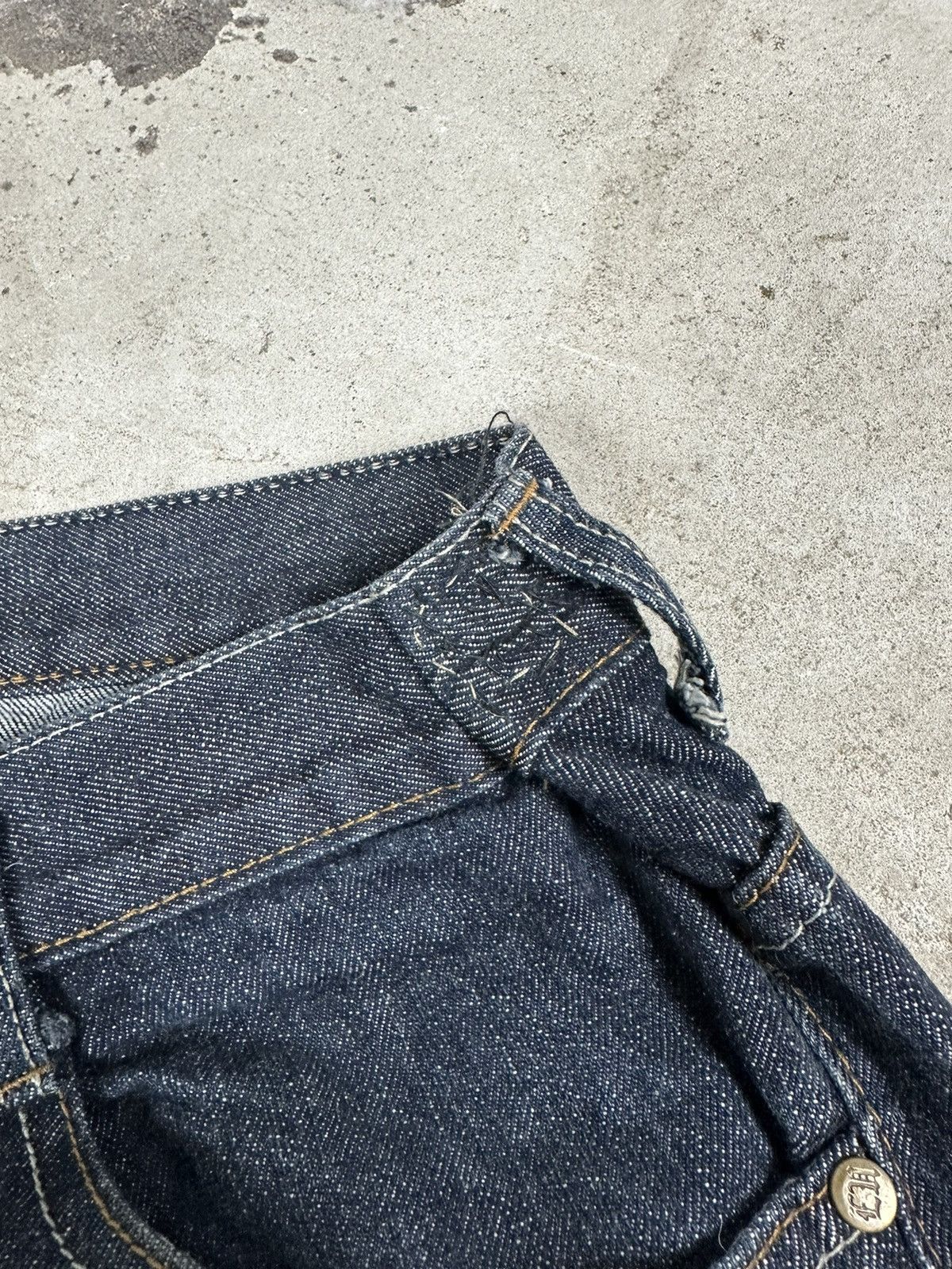 Ecko Unltd. × JNCO × Vintage Vintage y2k Ecko Unltd Baggy Navy Denim Pants Big Logo Size US 33 - 8 Thumbnail