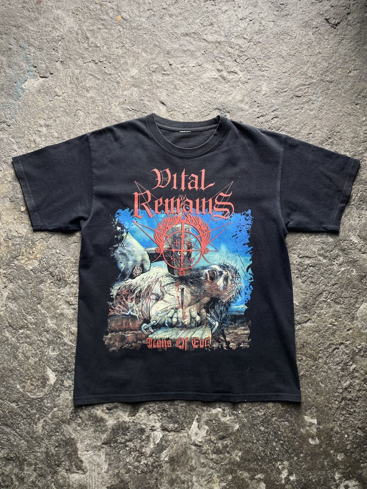 Vintage '07 Vital Remains Icons of Evil Mexican Bootleg, image size:1200x1600