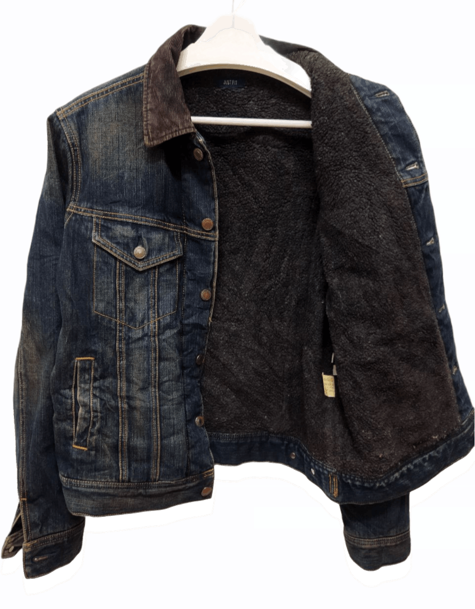 Uniqlo UNIQLO Sherpa Just Fit Denim Jacket - Size L Size US L / EU 52-54 / 3 - 2 Thumbnail