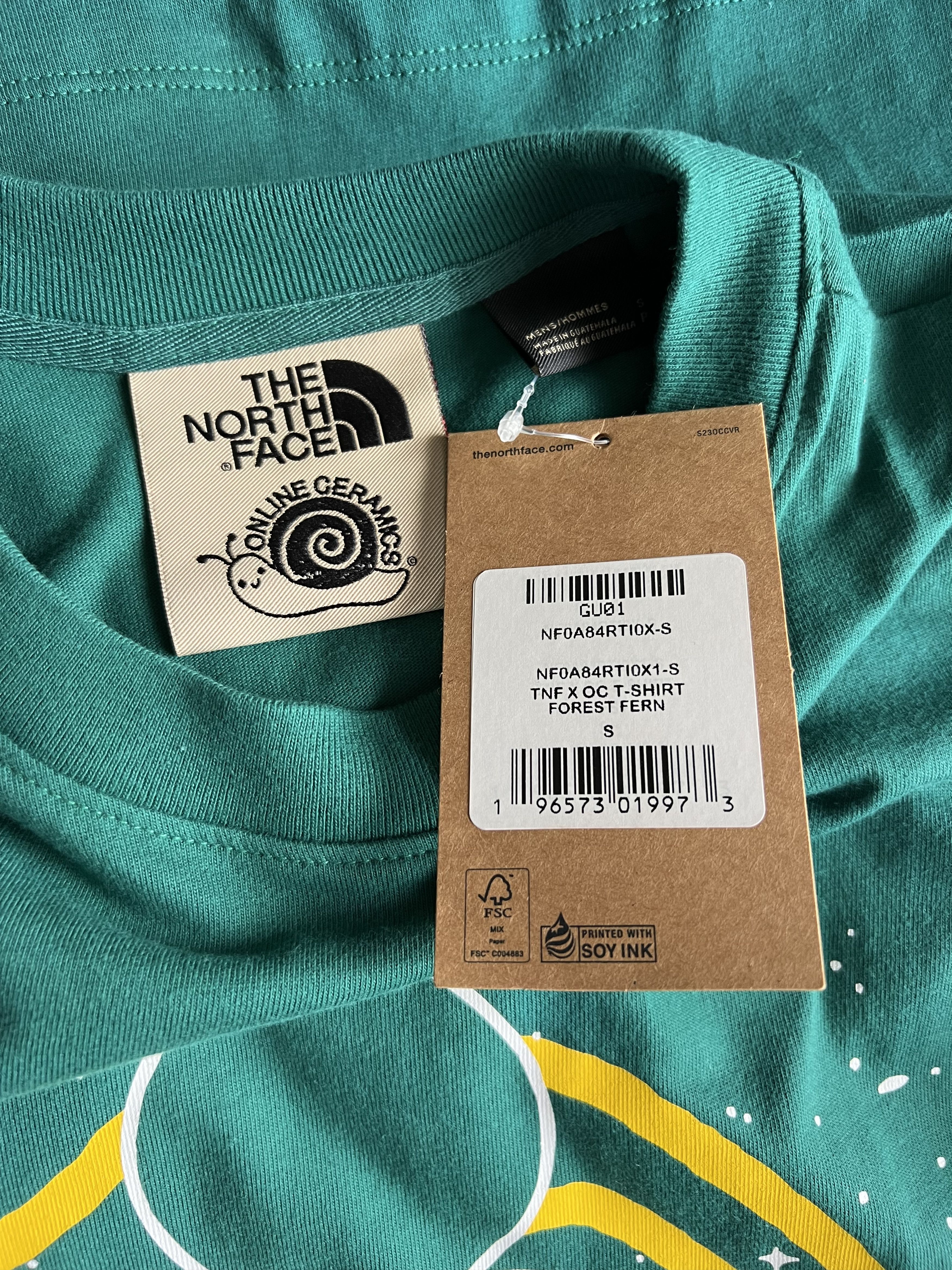 Online Ceramics × The North Face Online Ceramics The North Face Star Person Tee Size US S / EU 44-46 / 1 - 5 Thumbnail