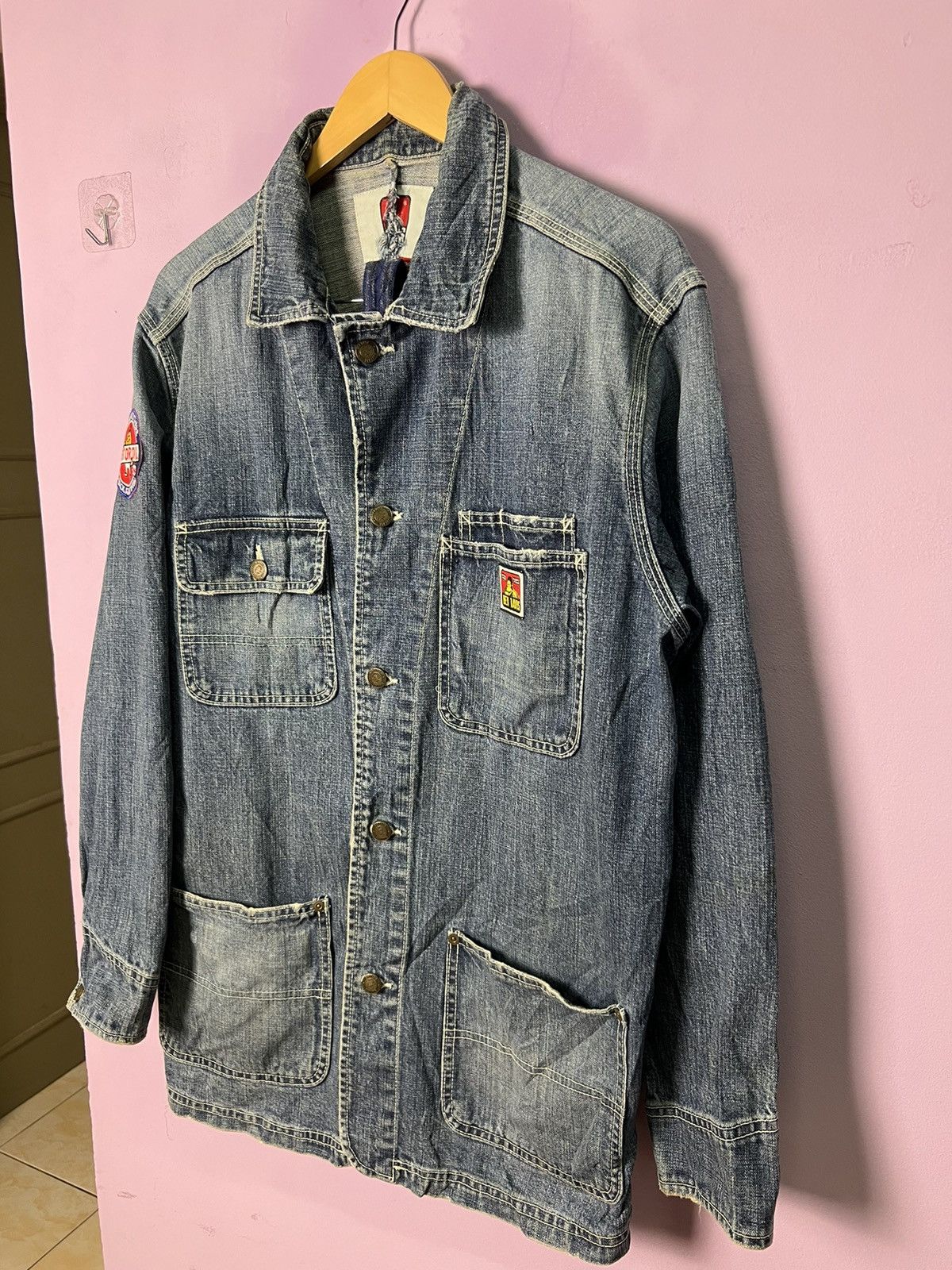 Ben Davis 🔥Rare Ben Davis Motor Oil Chore Jacket Size US M / EU 48-50 / 2 - 2 Thumbnail