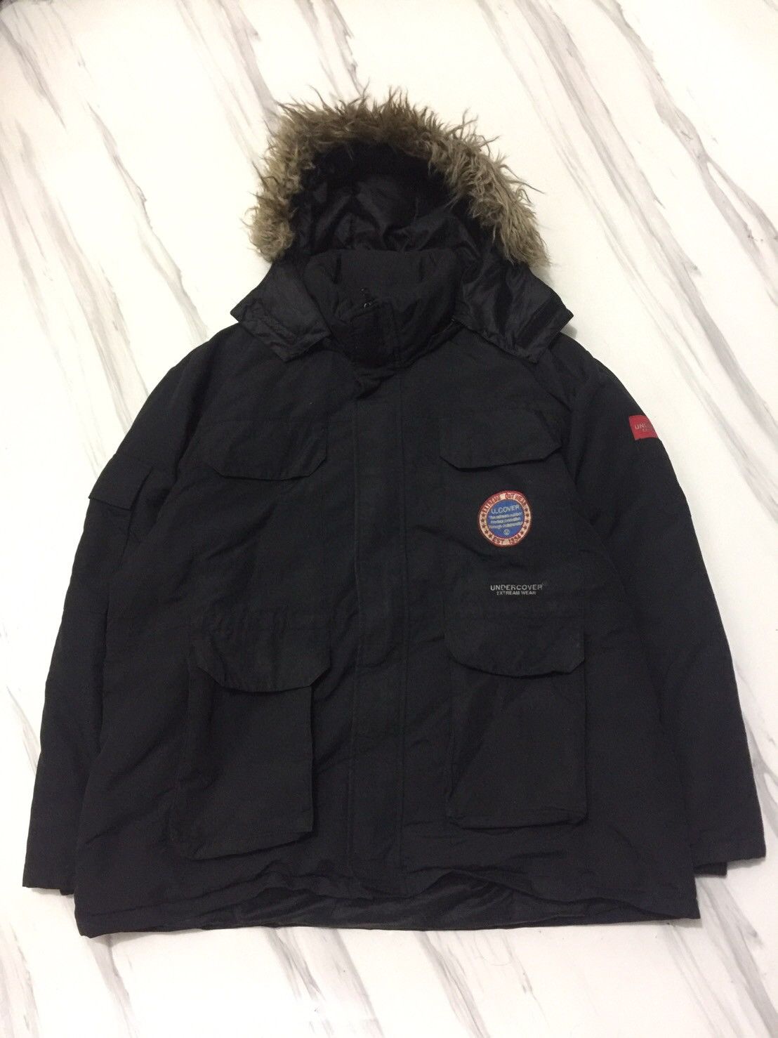 image of Undercover Extream Wear Parka in Black, Men's (Size XL)