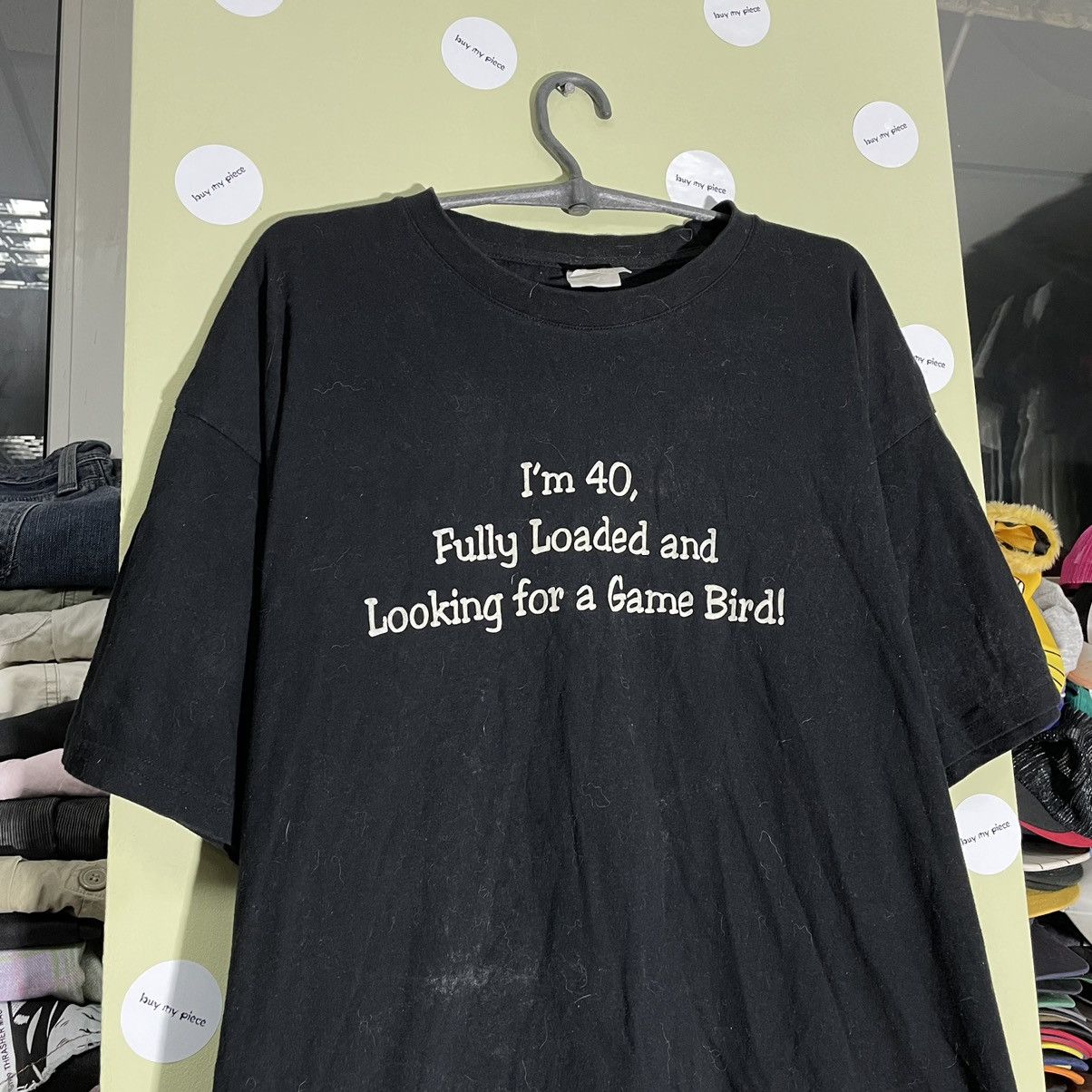 Vintage Vintage Y2K Graphic Tee Sun Faded Humor Streetwear Slim XL Size US XL / EU 56 / 4 - 4 Thumbnail