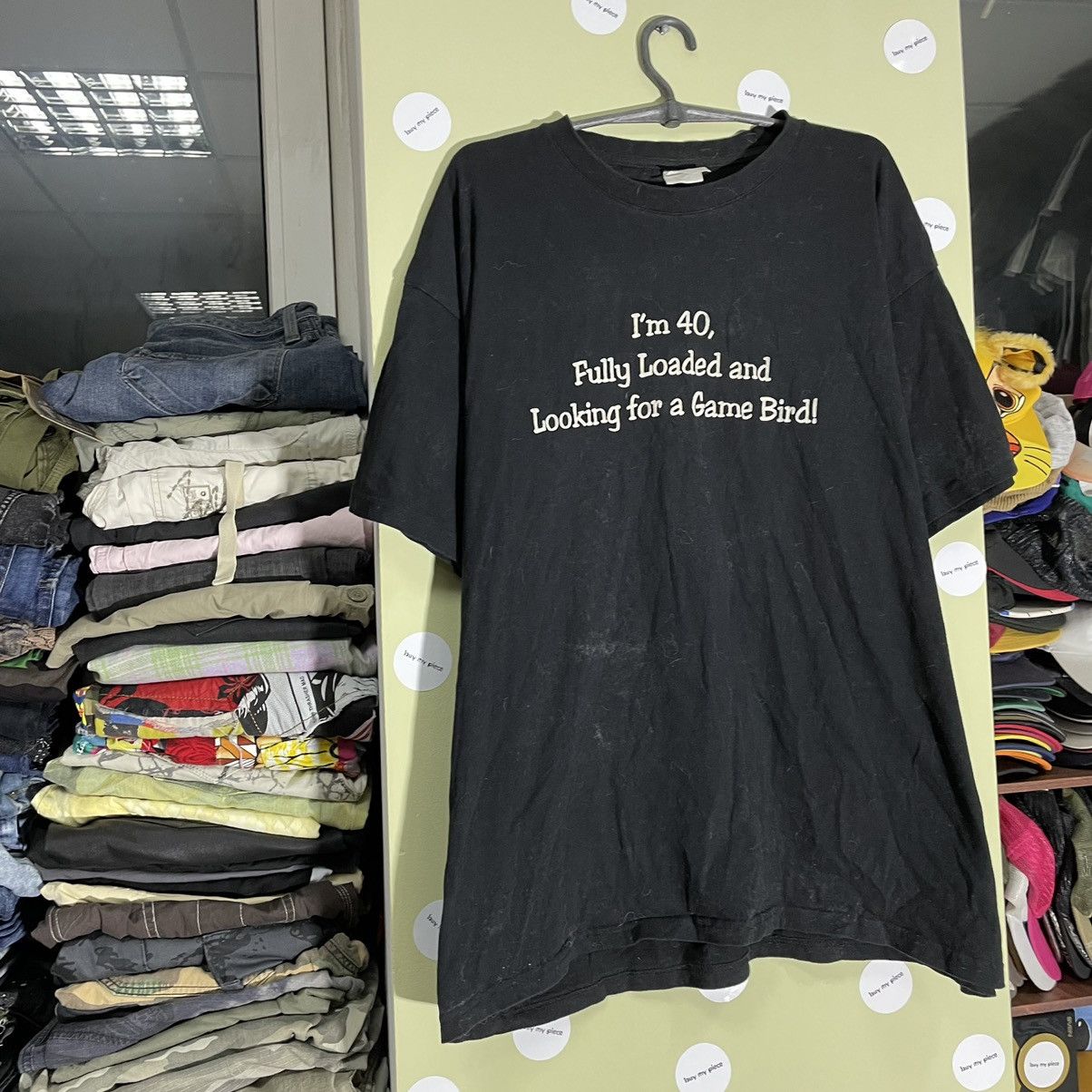 Vintage Vintage Y2K Graphic Tee Sun Faded Humor Streetwear Slim XL Size US XL / EU 56 / 4 - 3 Thumbnail