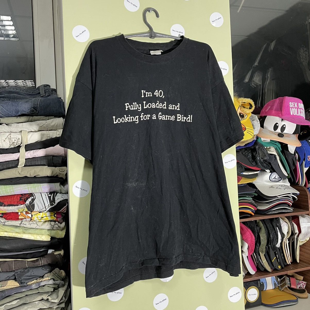 Vintage Vintage Y2K Graphic Tee Sun Faded Humor Streetwear Slim XL Size US XL / EU 56 / 4 - 2 Thumbnail