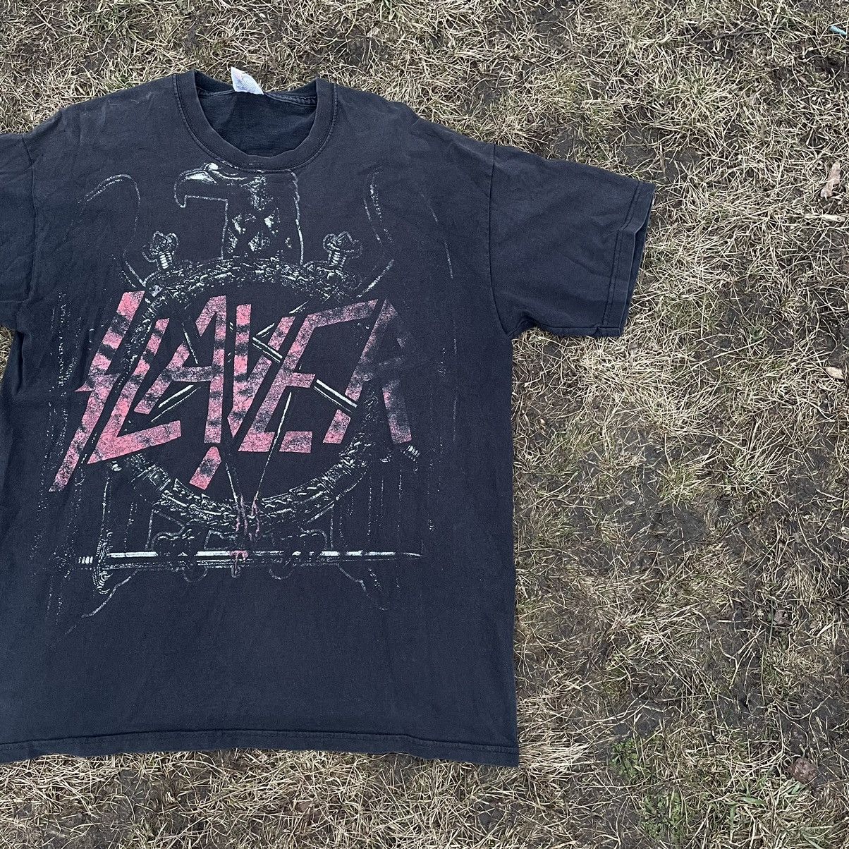 Band Tees Vintage 90s 666 Skulls Slayer Dead Face Horror Tee 90s Size US L / EU 52-54 / 3 - 2 Thumbnail