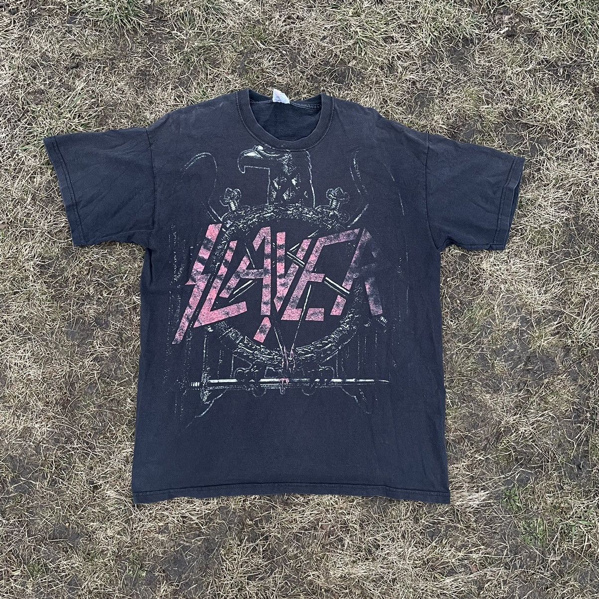 Band Tees Vintage 90s 666 Skulls Slayer Dead Face Horror Tee 90s Size US L / EU 52-54 / 3 - 1 Thumbnail