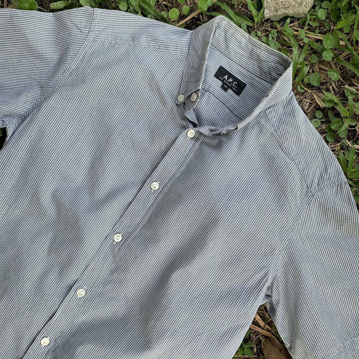 A.P.C. A.P.C rue madame paris button up polo shirt Size US XS / EU 42 / 0 - 1 Thumbnail