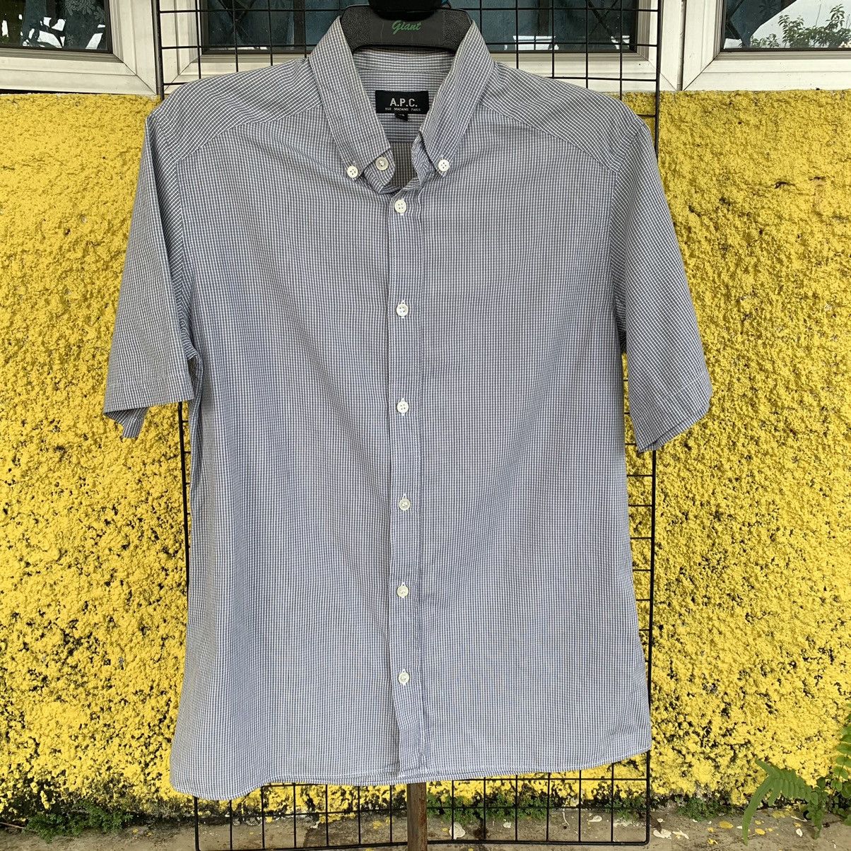 A.P.C. A.P.C rue madame paris button up polo shirt Size US XS / EU 42 / 0 - 4 Thumbnail