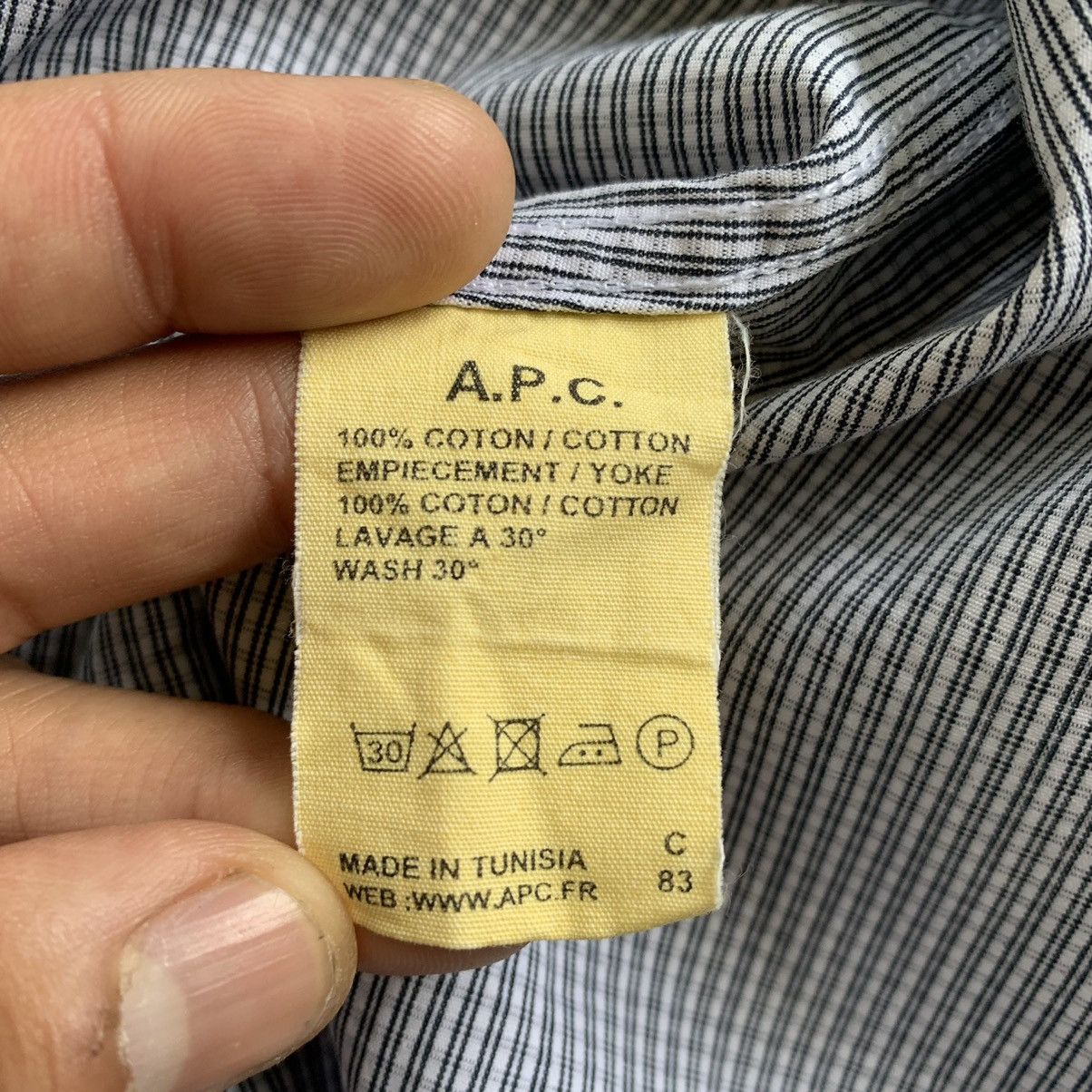 A.P.C. A.P.C rue madame paris button up polo shirt Size US XS / EU 42 / 0 - 11 Thumbnail