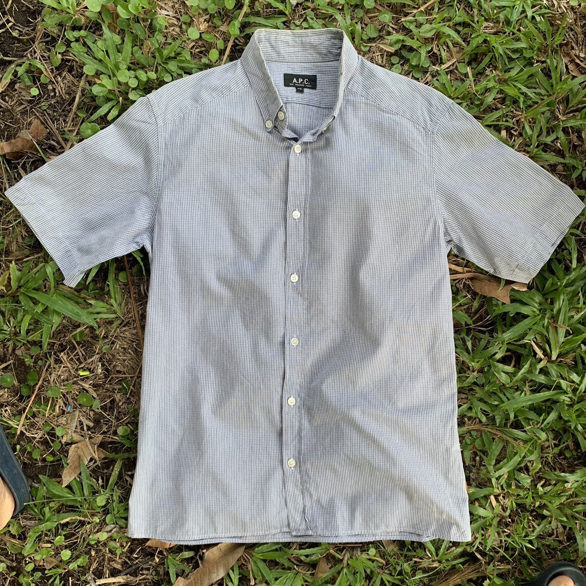 A.P.C. A.P.C rue madame paris button up polo shirt Size US XS / EU 42 / 0 - 14 Thumbnail