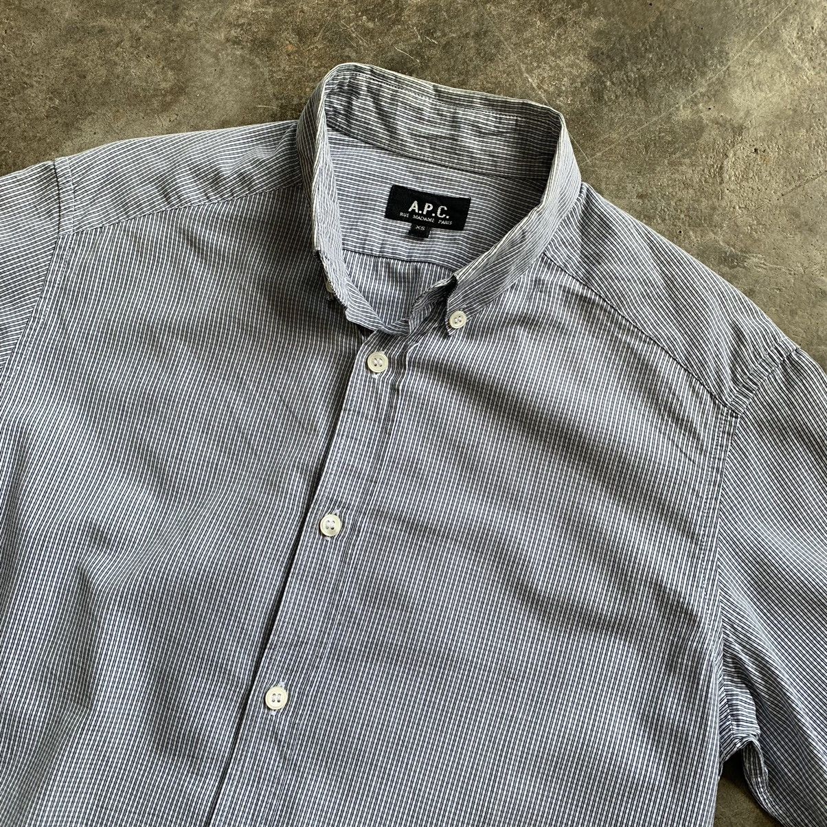 A.P.C. A.P.C rue madame paris button up polo shirt Size US XS / EU 42 / 0 - 9 Thumbnail