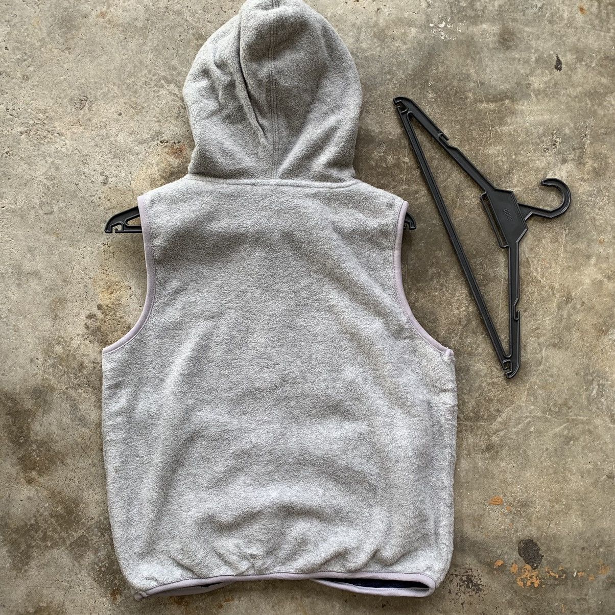 Japanese Brand × Vintage Fleece tank top hoodie zipper jacket Size US M / EU 48-50 / 2 - 8 Thumbnail