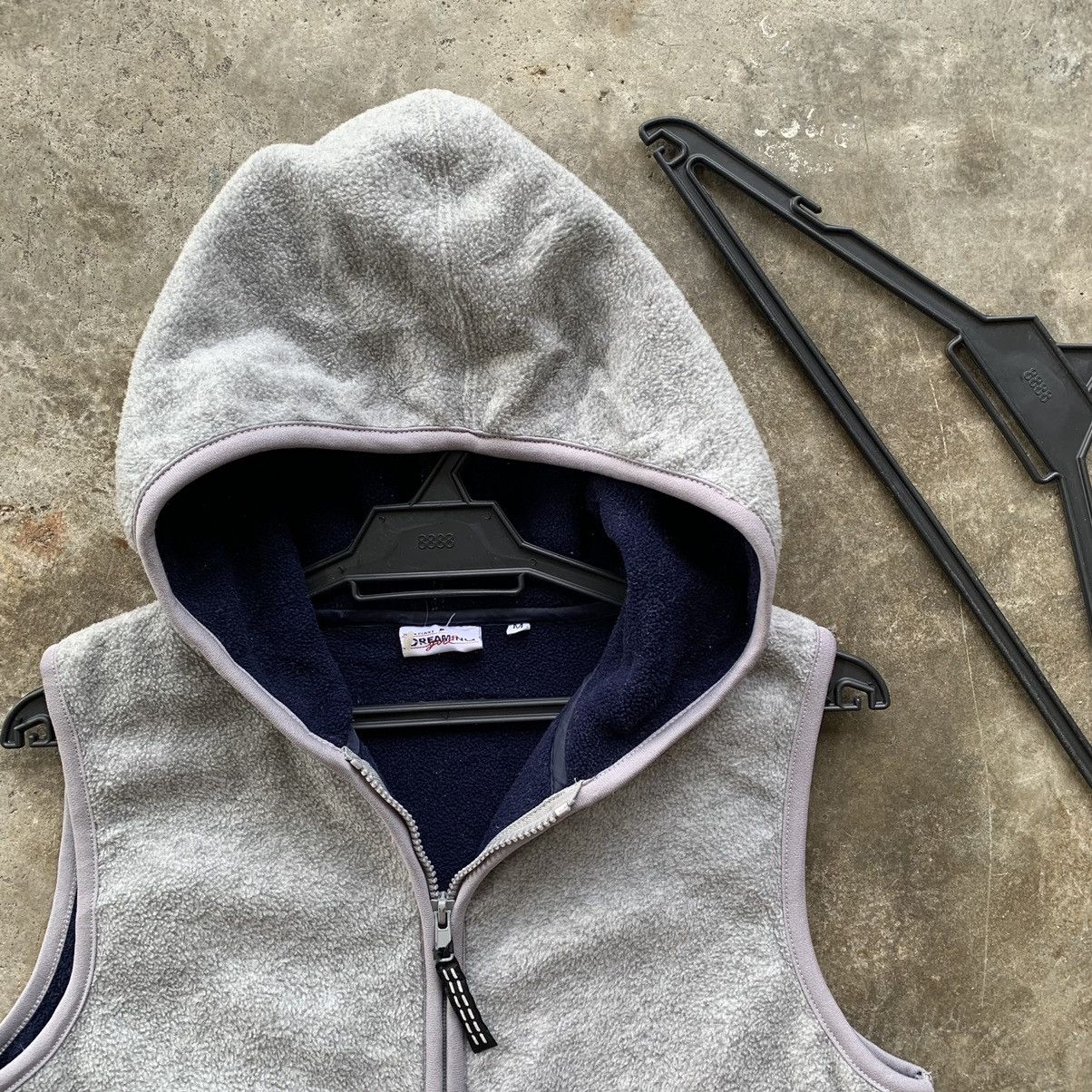 Japanese Brand × Vintage Fleece tank top hoodie zipper jacket Size US M / EU 48-50 / 2 - 6 Thumbnail