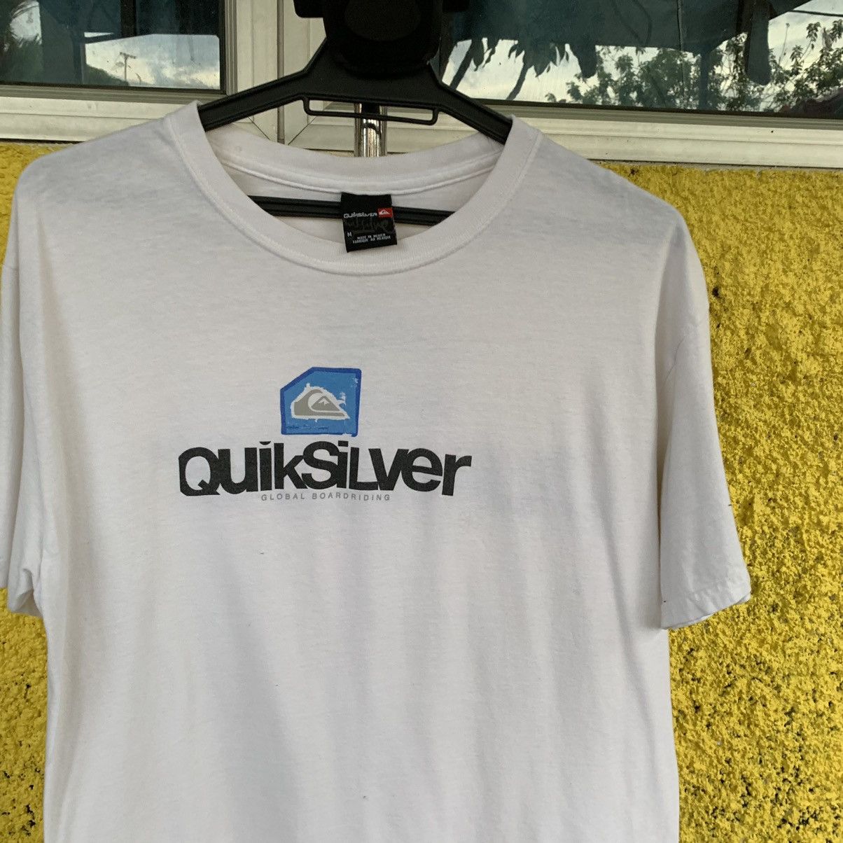 Quiksilver × Vintage Quiksilver vintage y2k white t-shirt tee Size US M / EU 48-50 / 2 - 12 Thumbnail
