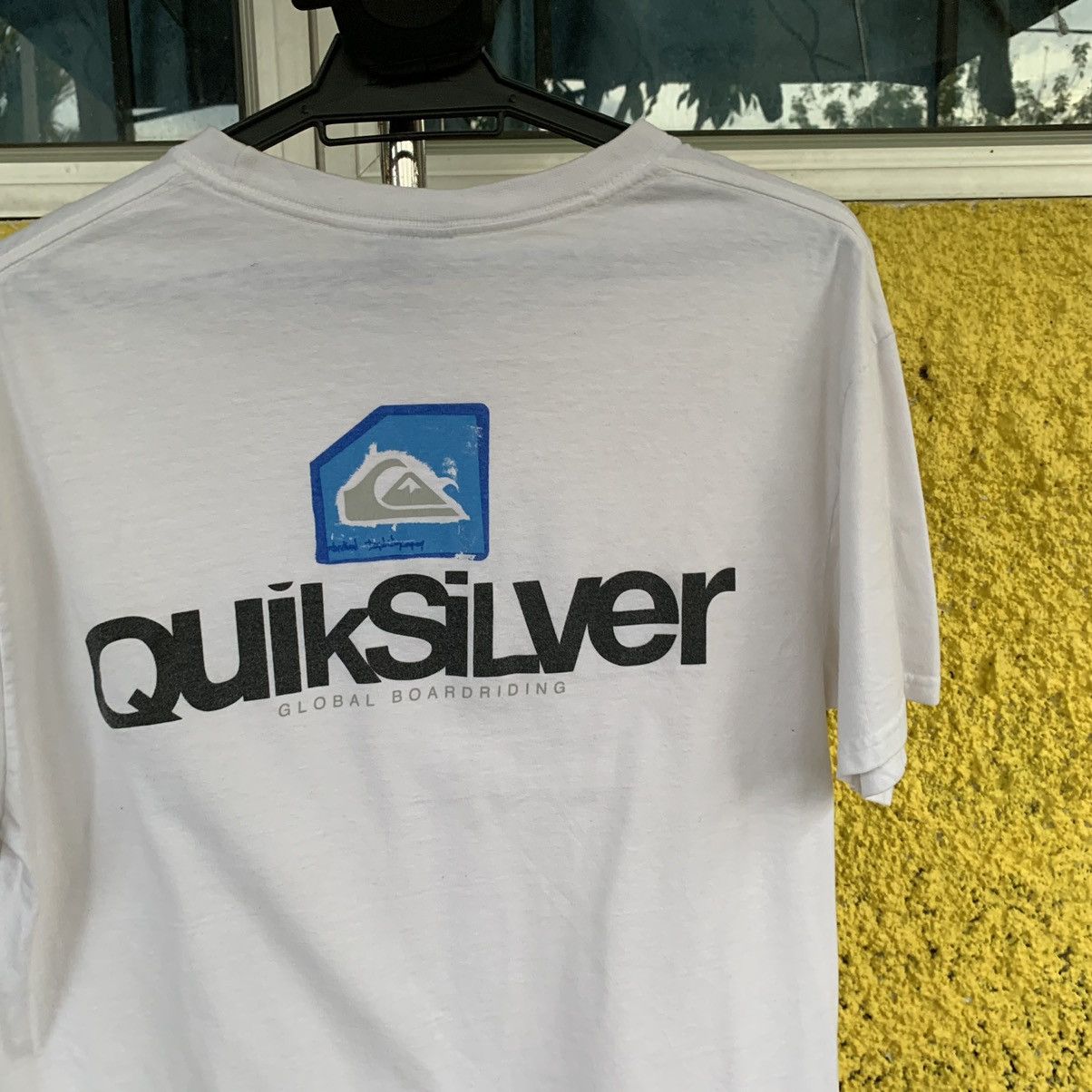Quiksilver × Vintage Quiksilver vintage y2k white t-shirt tee Size US M / EU 48-50 / 2 - 13 Thumbnail