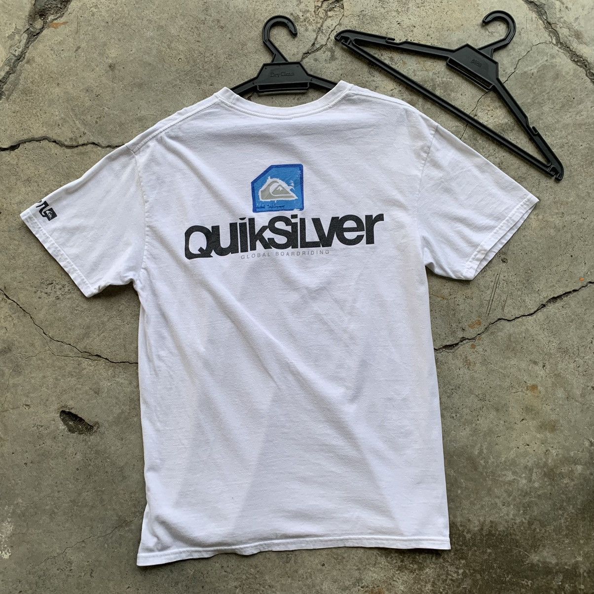 Quiksilver × Vintage Quiksilver vintage y2k white t-shirt tee Size US M / EU 48-50 / 2 - 4 Thumbnail
