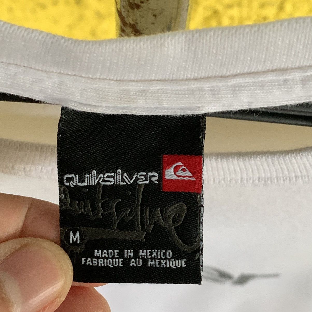 Quiksilver × Vintage Quiksilver vintage y2k white t-shirt tee Size US M / EU 48-50 / 2 - 5 Thumbnail