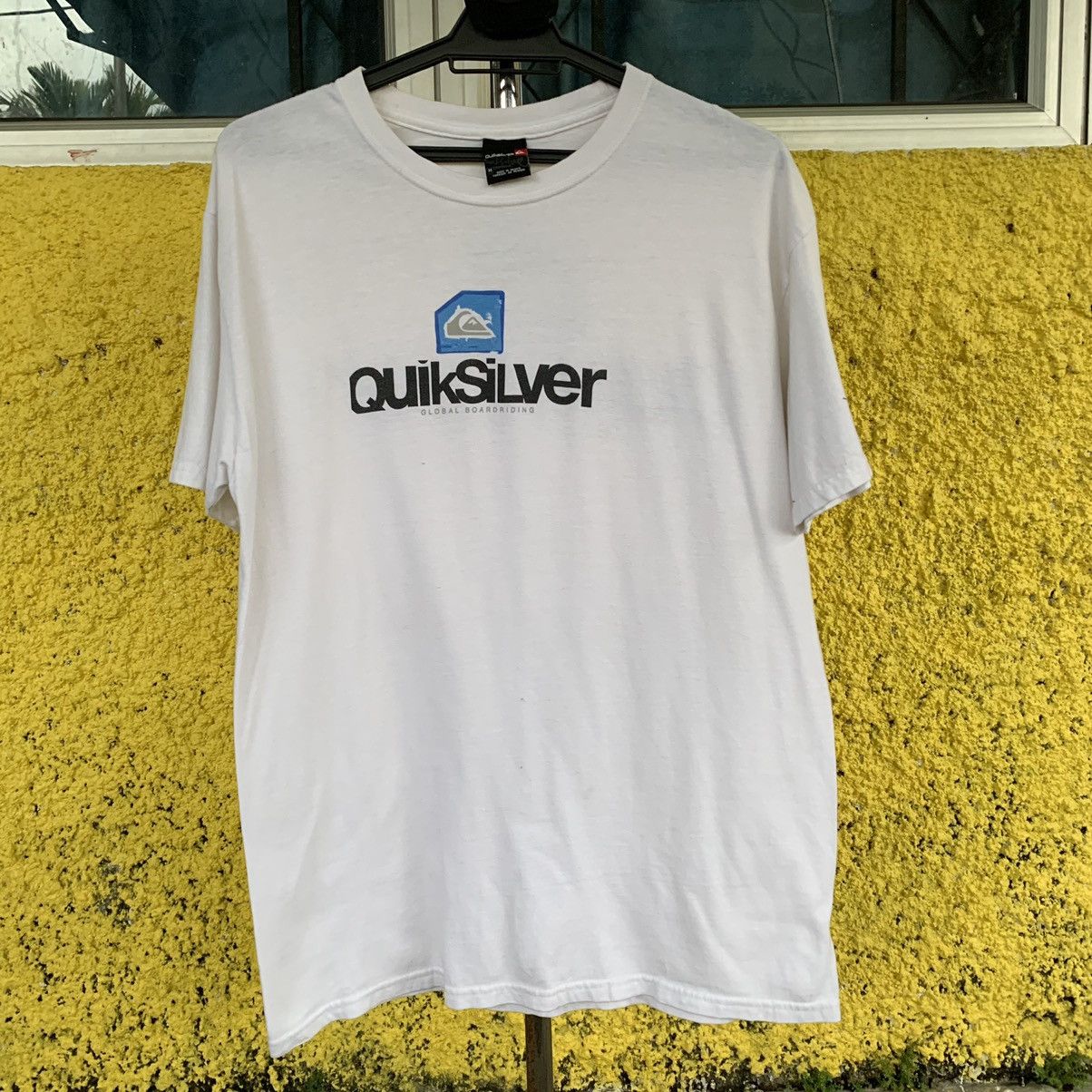 Quiksilver × Vintage Quiksilver vintage y2k white t-shirt tee Size US M / EU 48-50 / 2 - 10 Thumbnail