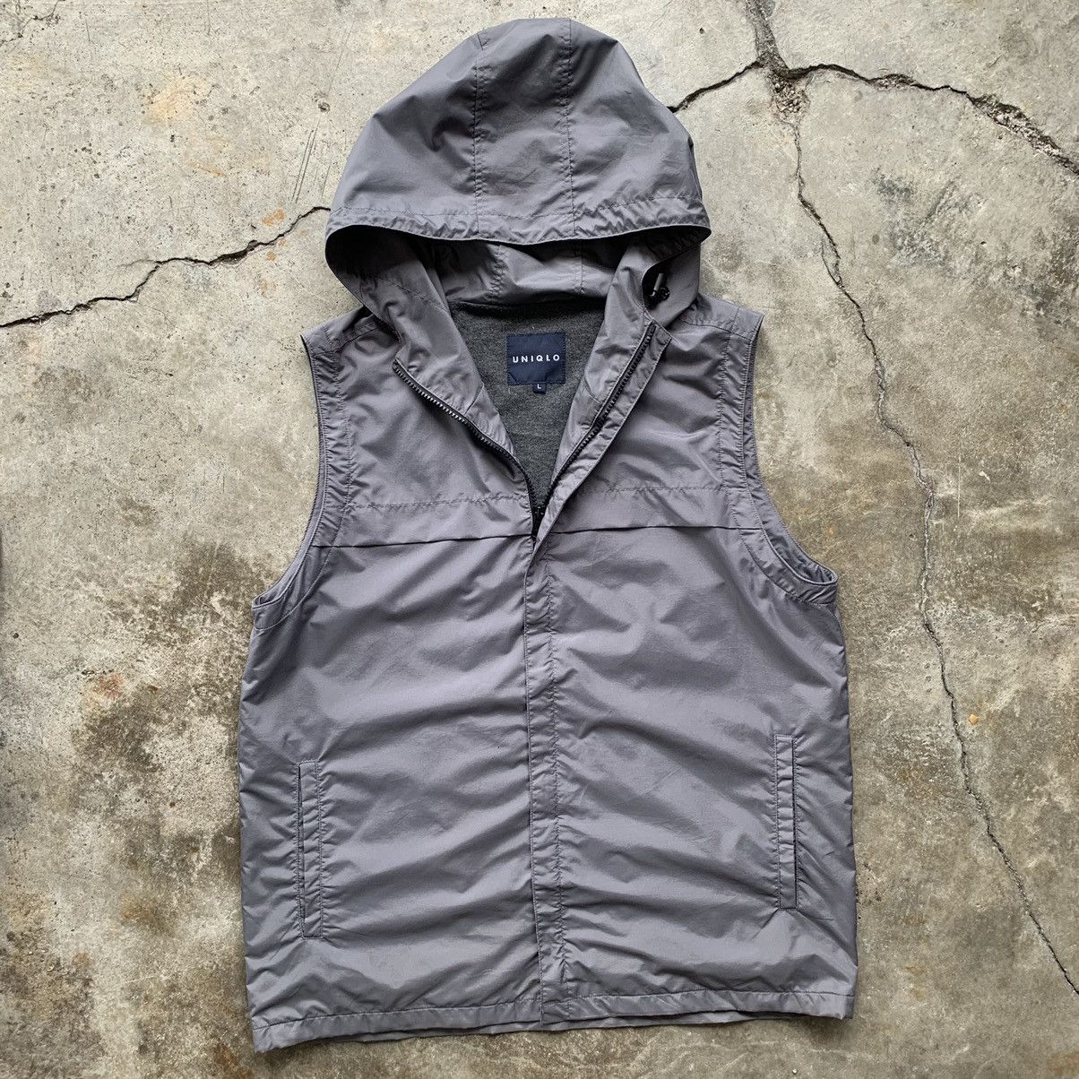 Japanese Brand × Uniqlo Uniqlo tank top zipper hoodie Size US L / EU 52-54 / 3 - 3 Thumbnail