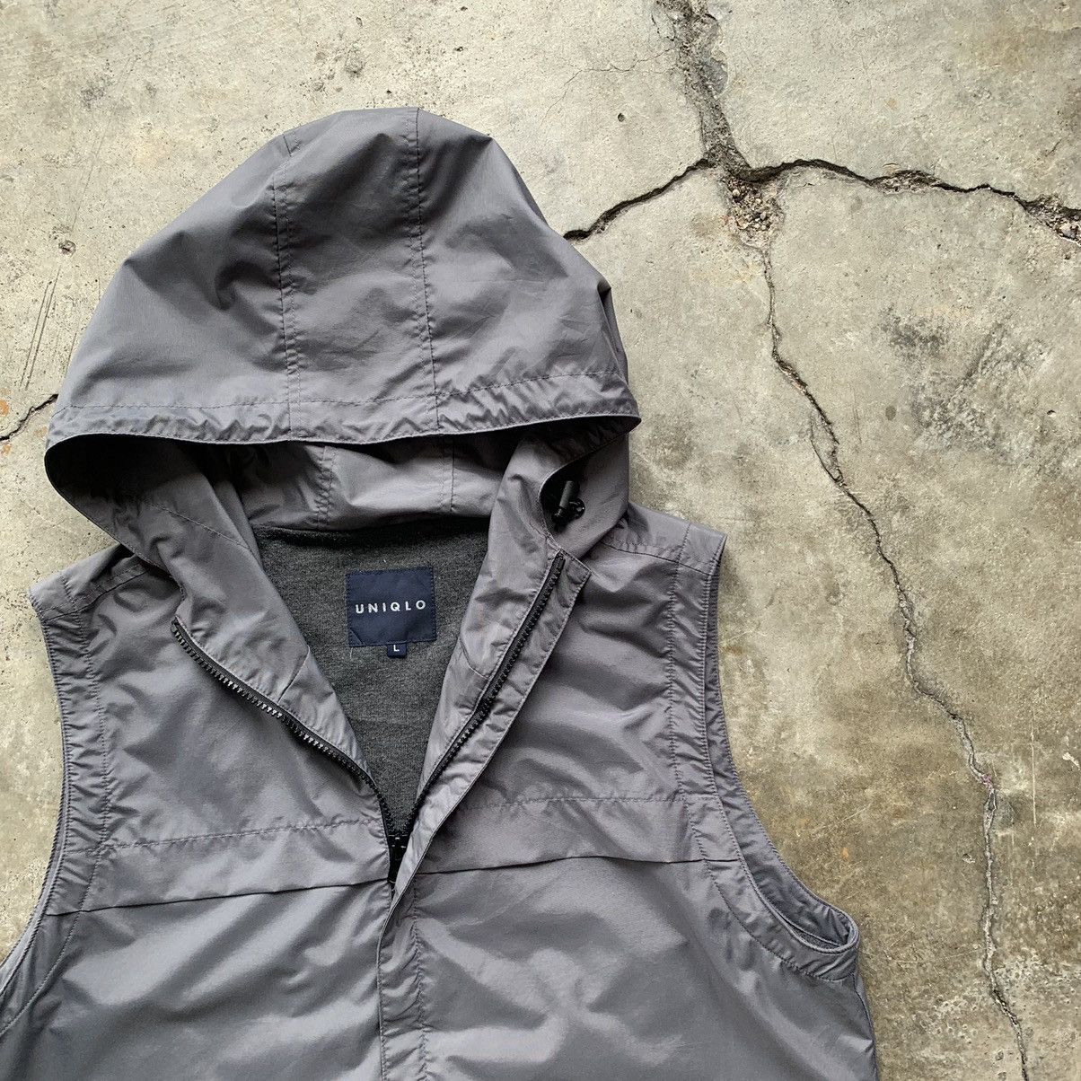 Japanese Brand × Uniqlo Uniqlo tank top zipper hoodie Size US L / EU 52-54 / 3 - 5 Thumbnail