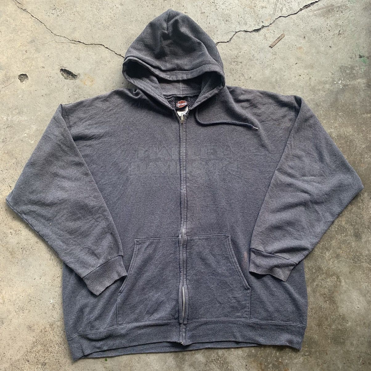 Harley Davidson Harley Davidson vintage sweater hoodie zipper Size US XL / EU 56 / 4 - 10 Thumbnail